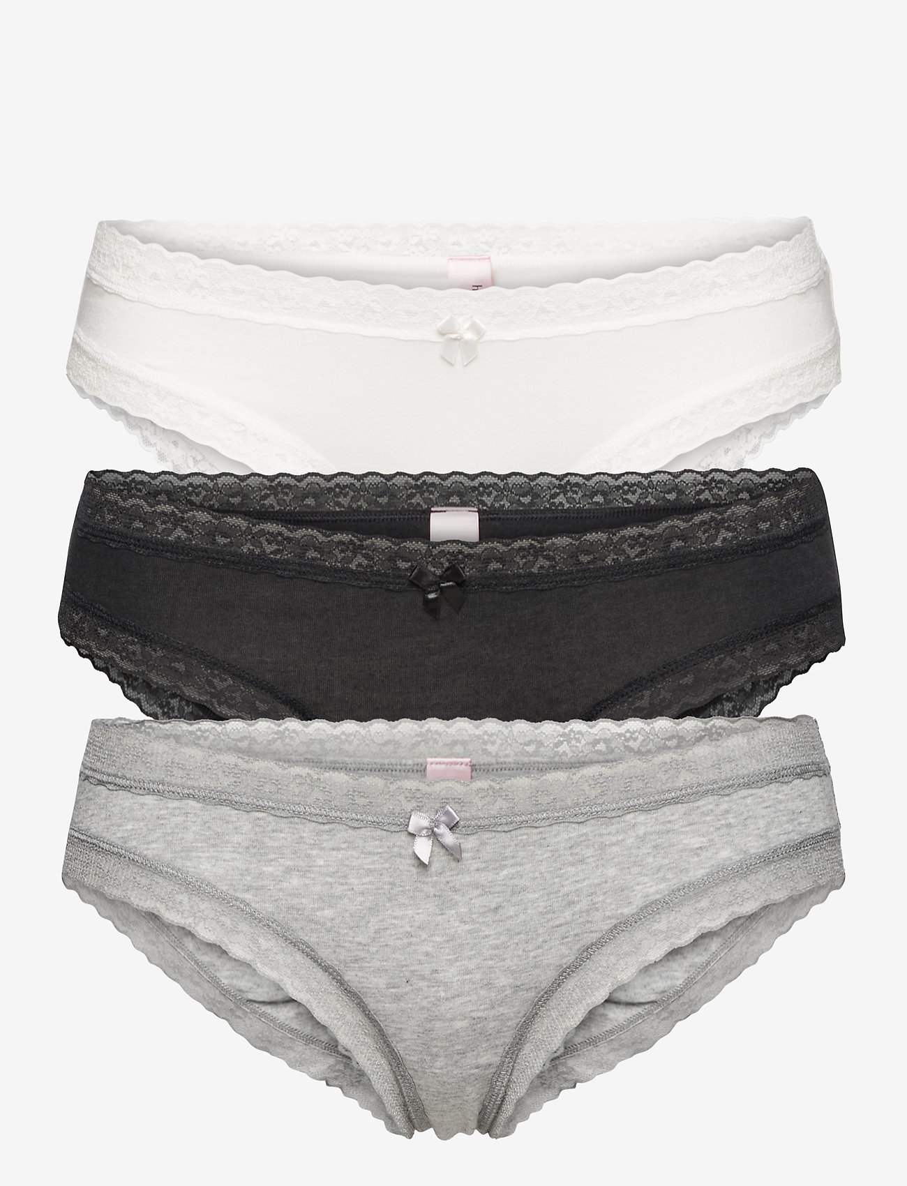 Hunkemöller - 3-Pack brasilian Classics - caviar - 0