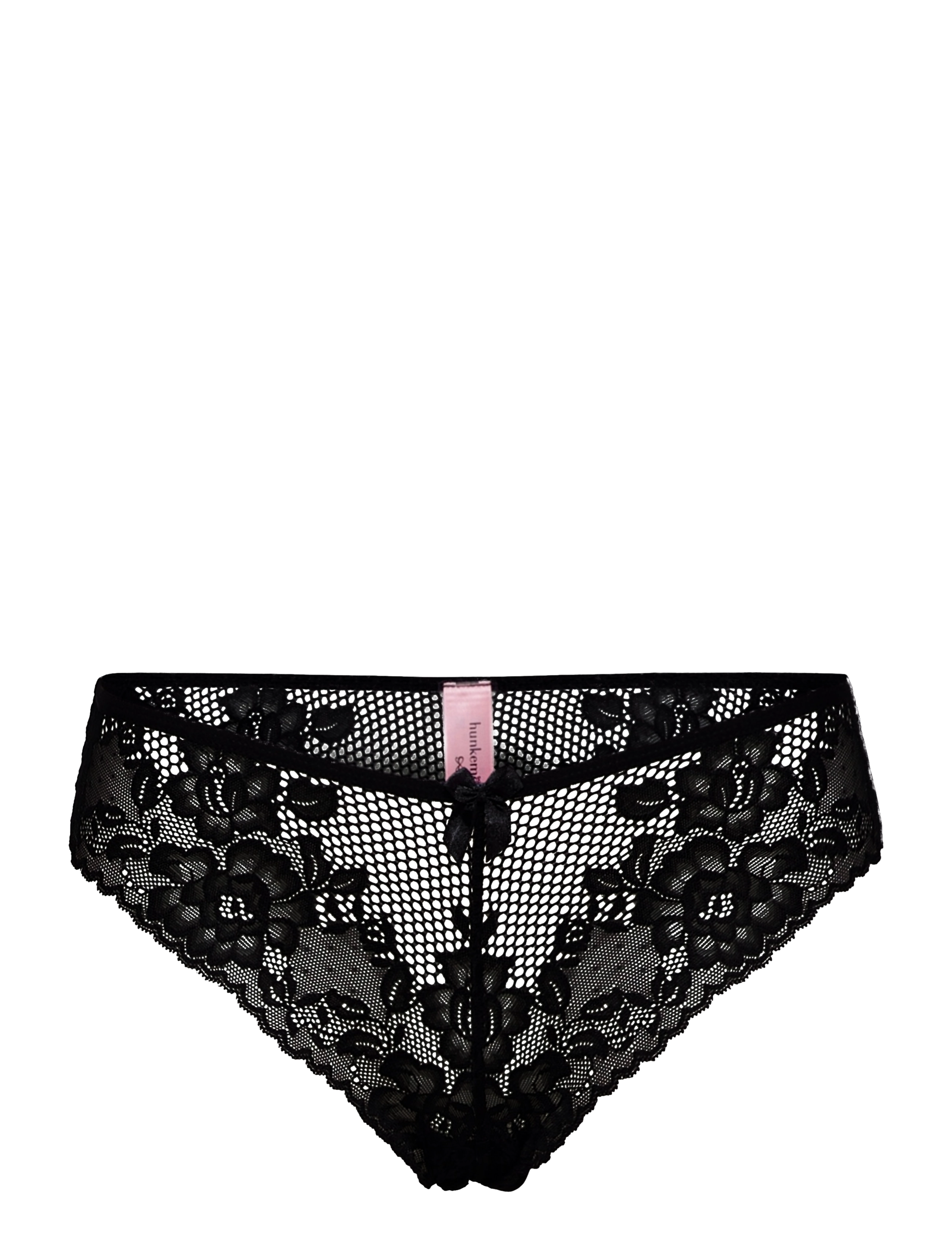 Hunkemöller - BD Dot Mesh Lace Beatriz - nattlinnen - black - 3