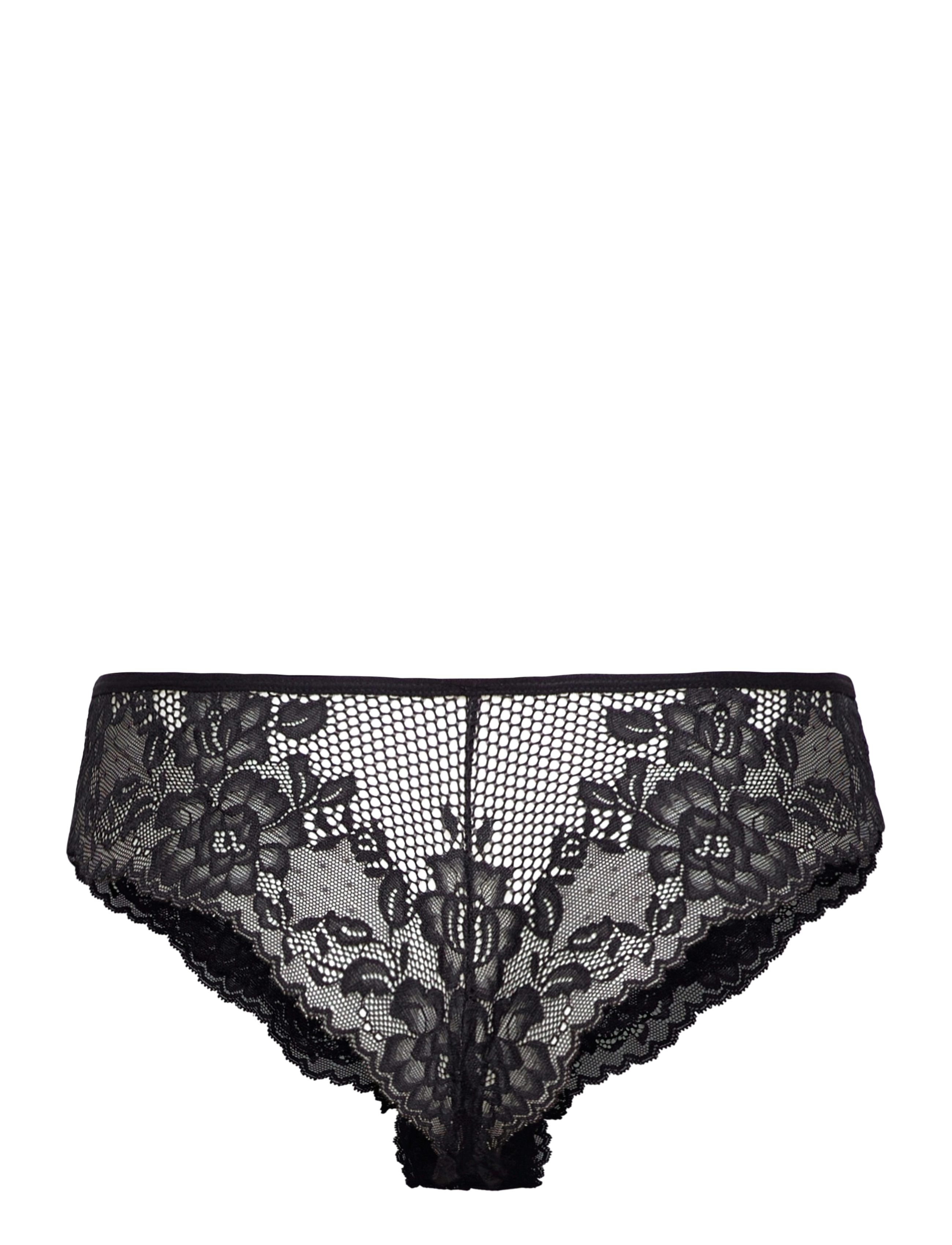 Hunkemöller - BD Dot Mesh Lace Beatriz - nattlinnen - black - 4