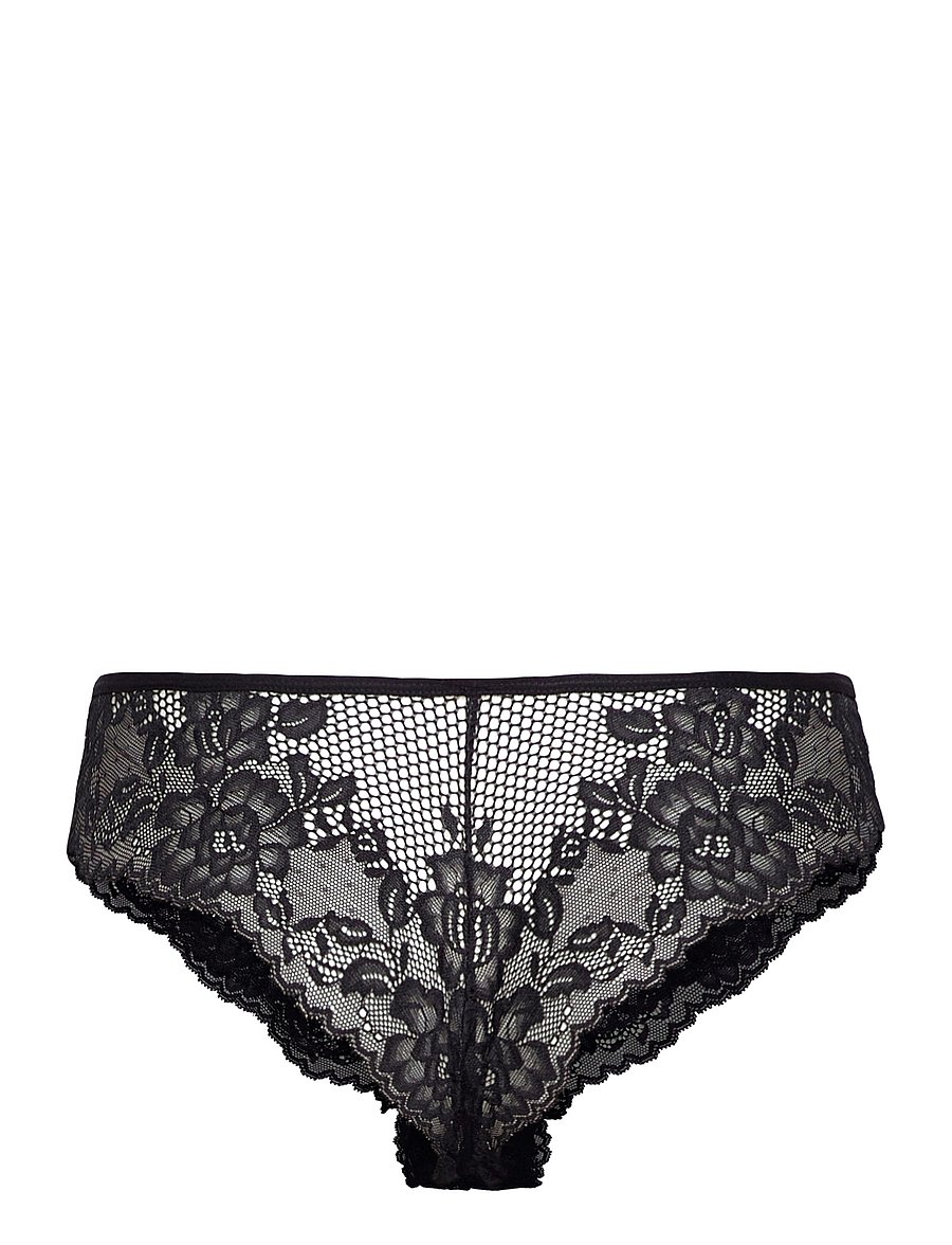 Hunkemöller - BD Dot Mesh Lace Beatriz - nachthemden - black - 4