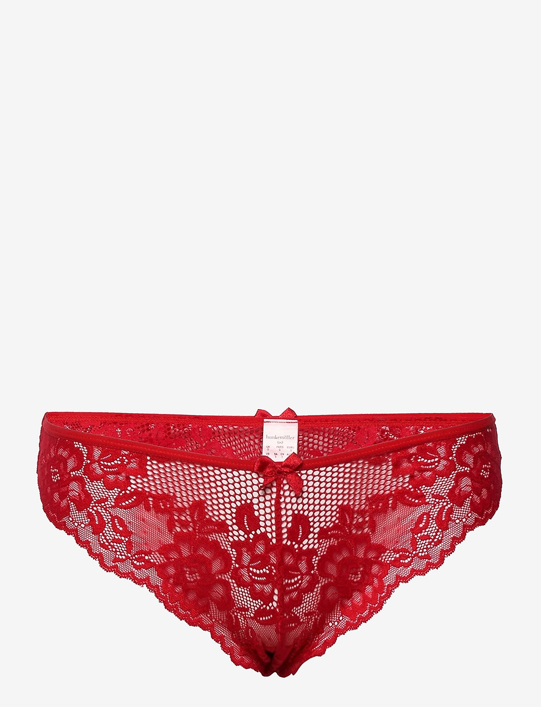 Hunkemöller - BD Dot Mesh Lace Beatriz - natkjoler - tango red - 3