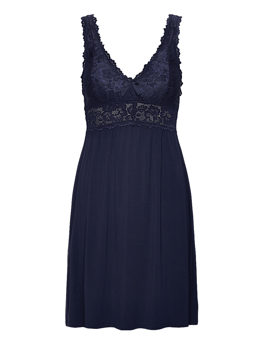 Hunkemöller - Nora Lace Slip Dress - Öösärgid - peacot - 1