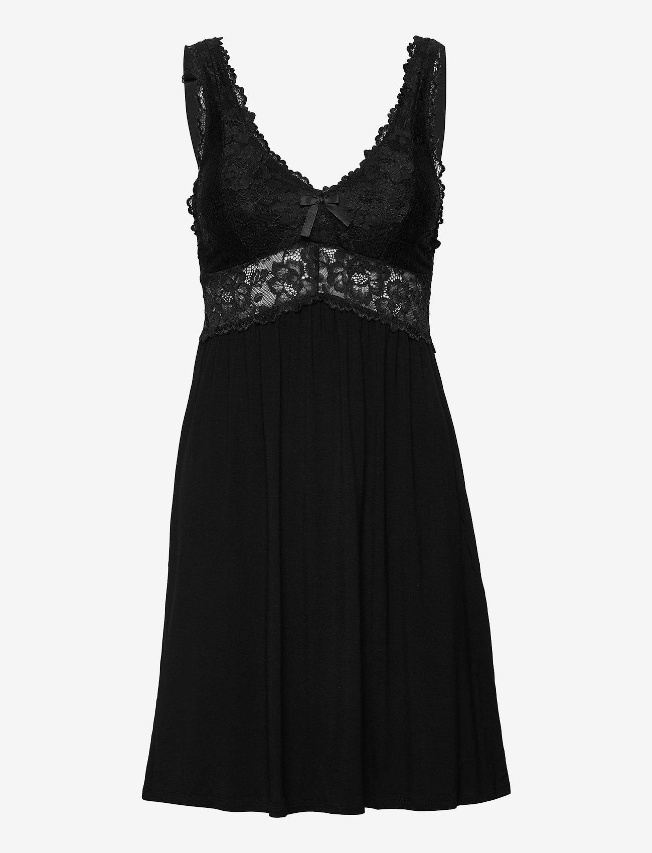 Hunkemöller - SD Nora Lace - julepyjamas - black - 1