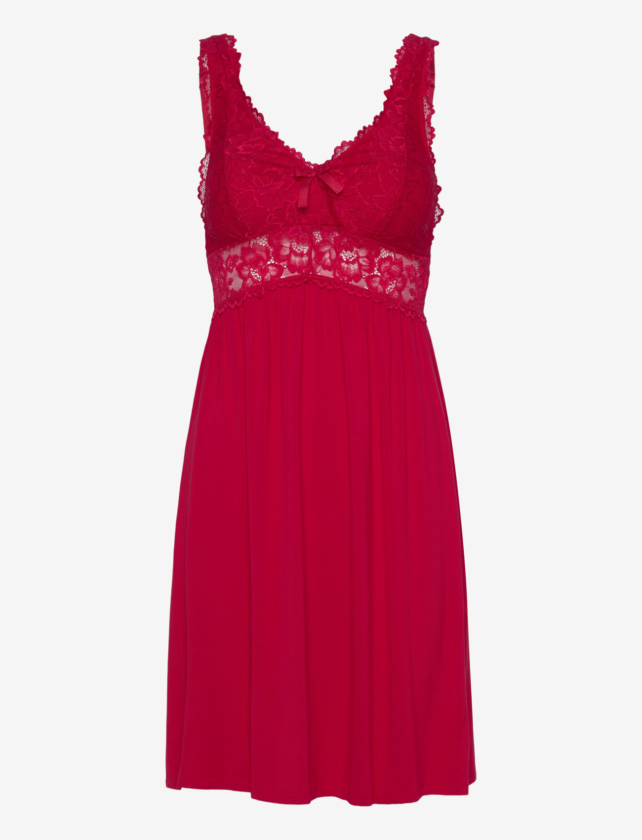 Hunkemöller - SD NORA LACE - natkjoler - tango red - 0