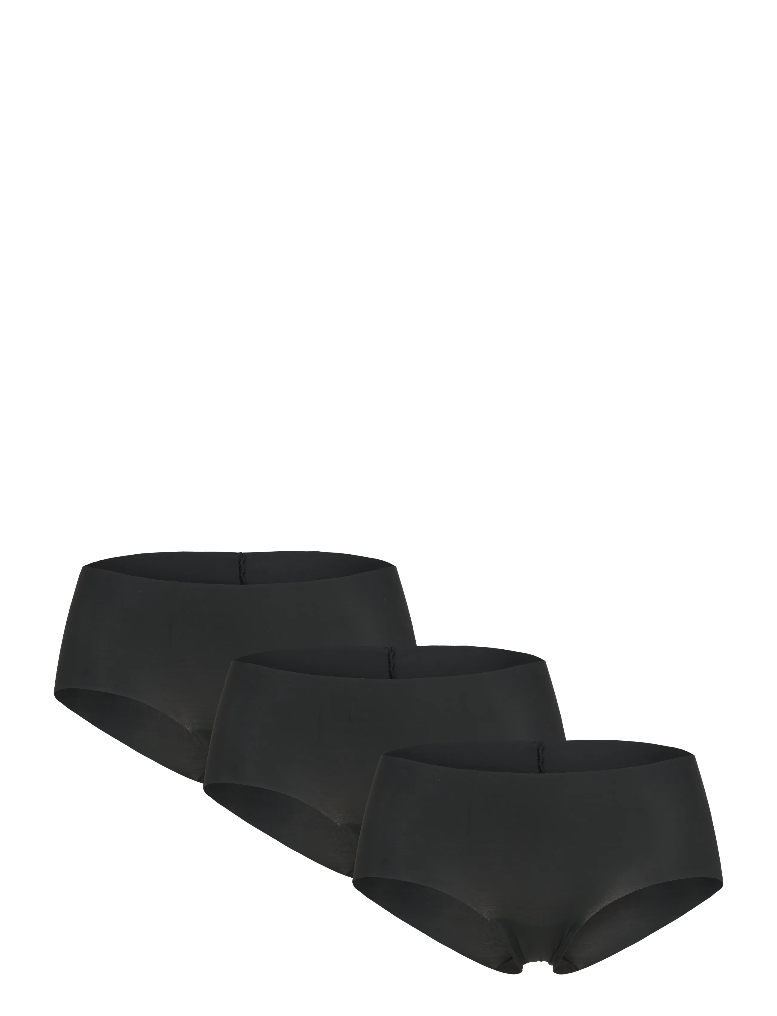 HUNKEMÖLLER 3-Pack Invisible Shorts Schwarz - S - Damen