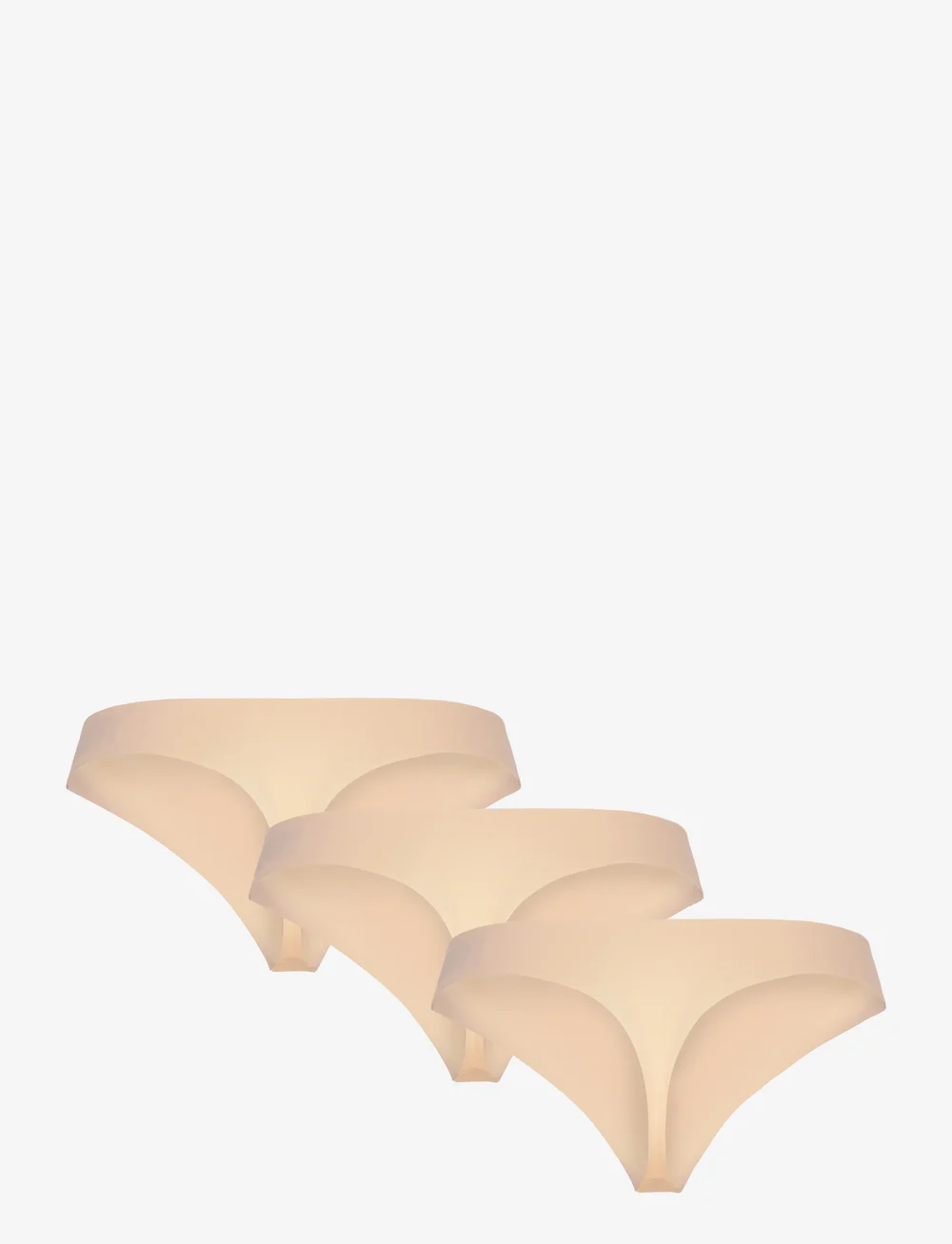 Hunkemöller - 3-pack Invisible Thong - string - rugby tan - 5