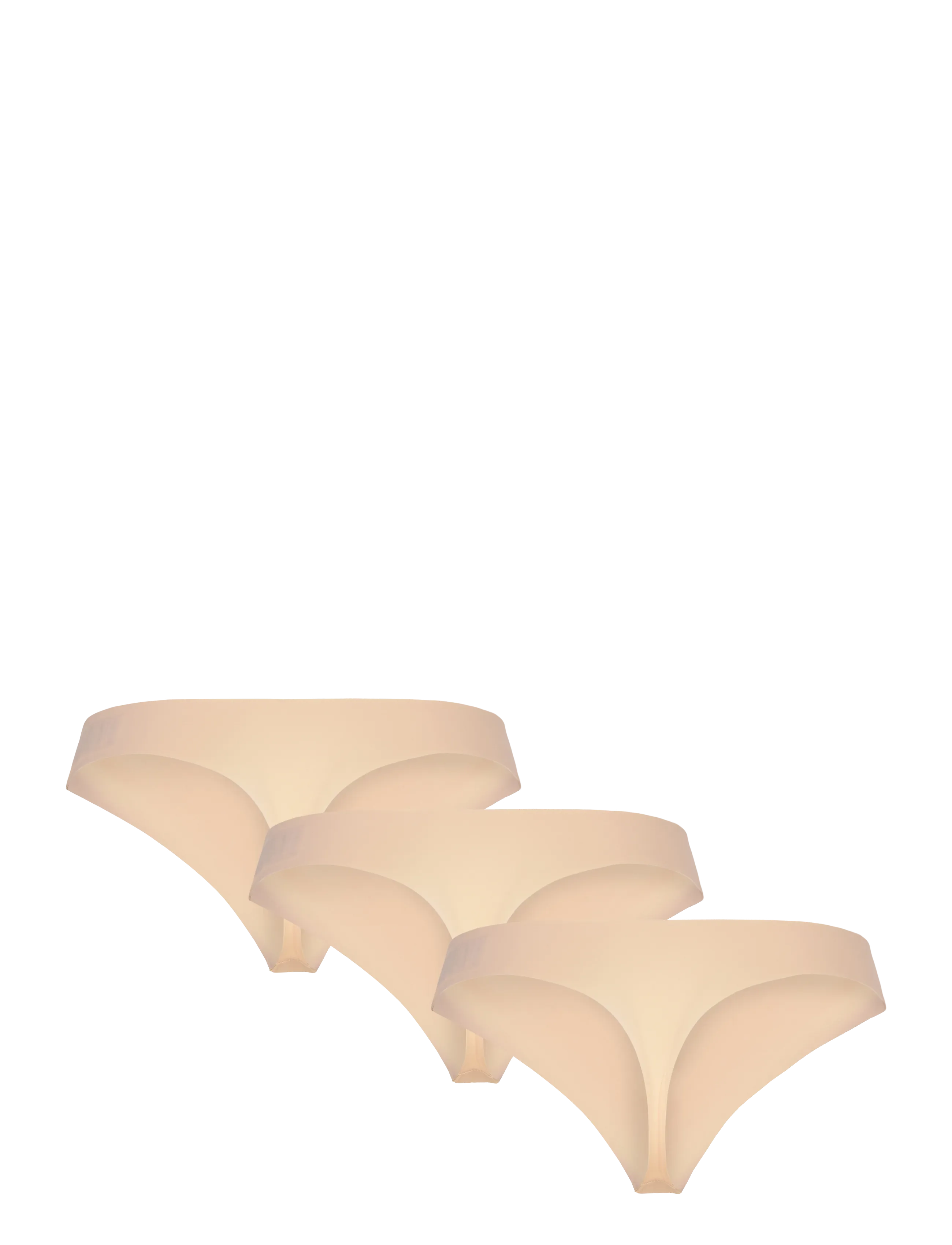 Hunkemöller - 3-pack Invisible Thong - stringid - rugby tan - 5