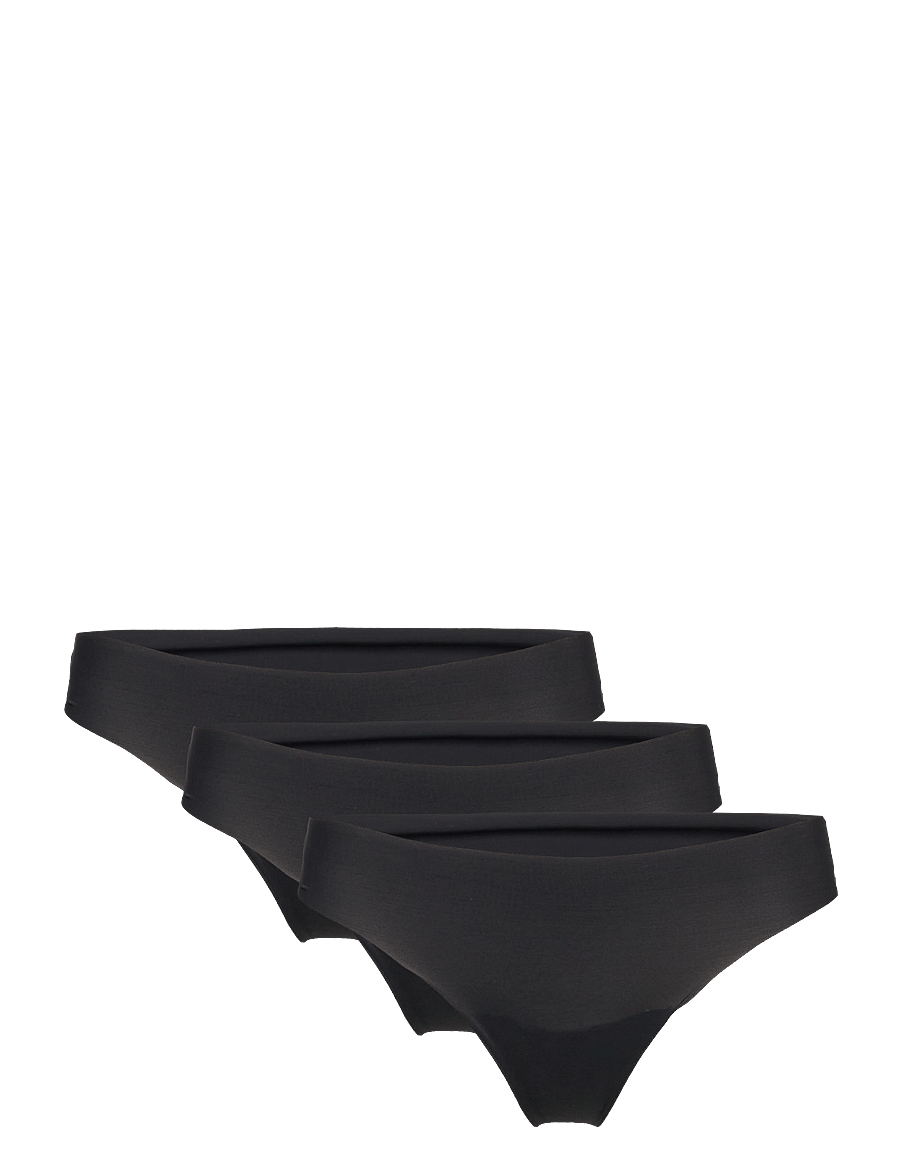 Hunkemöller - 3-Pack Invisible String - stringtrusser - black - 0