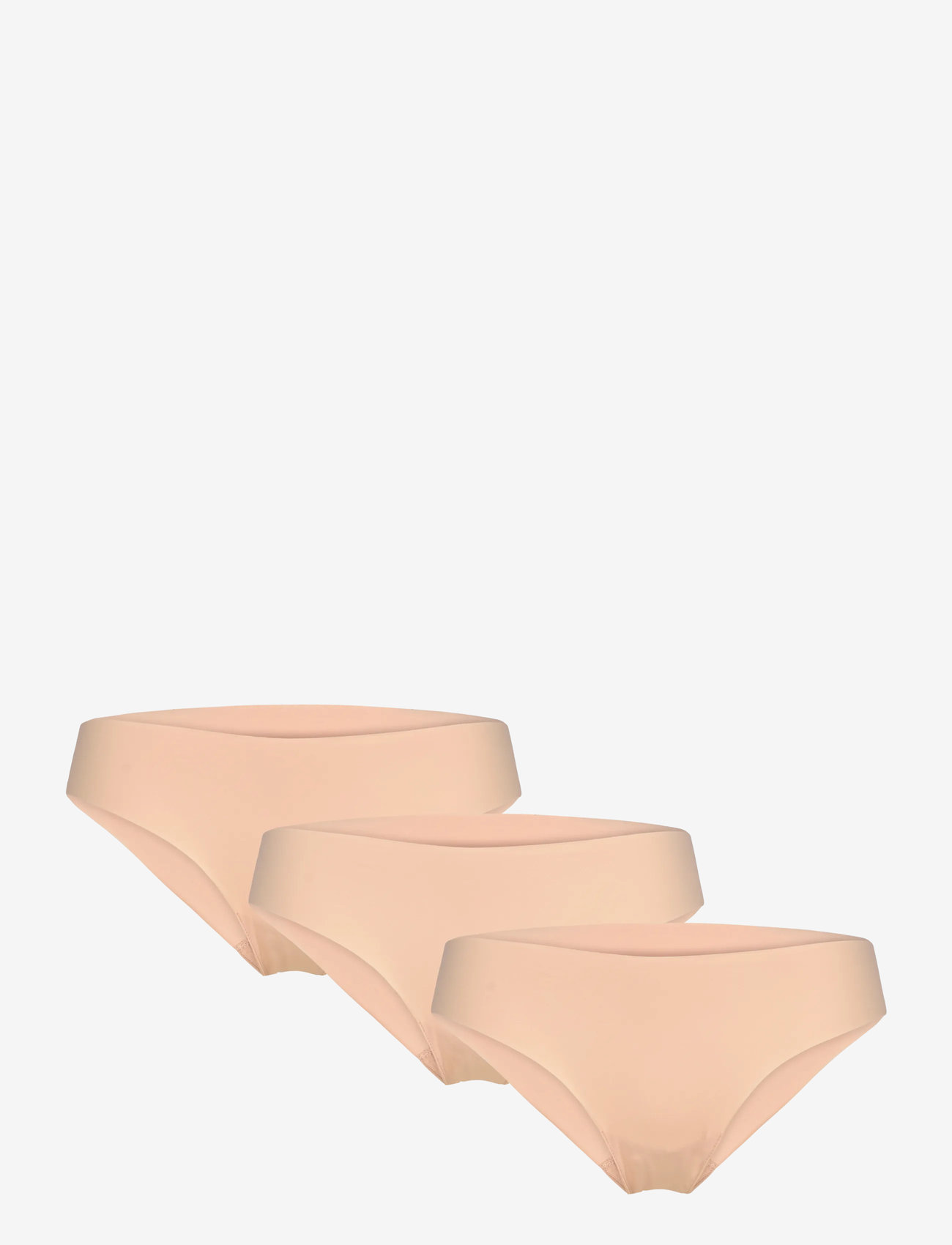 Hunkemöller - 3-pack invisible Brazilian - brazilian slips - rugby tan - 1