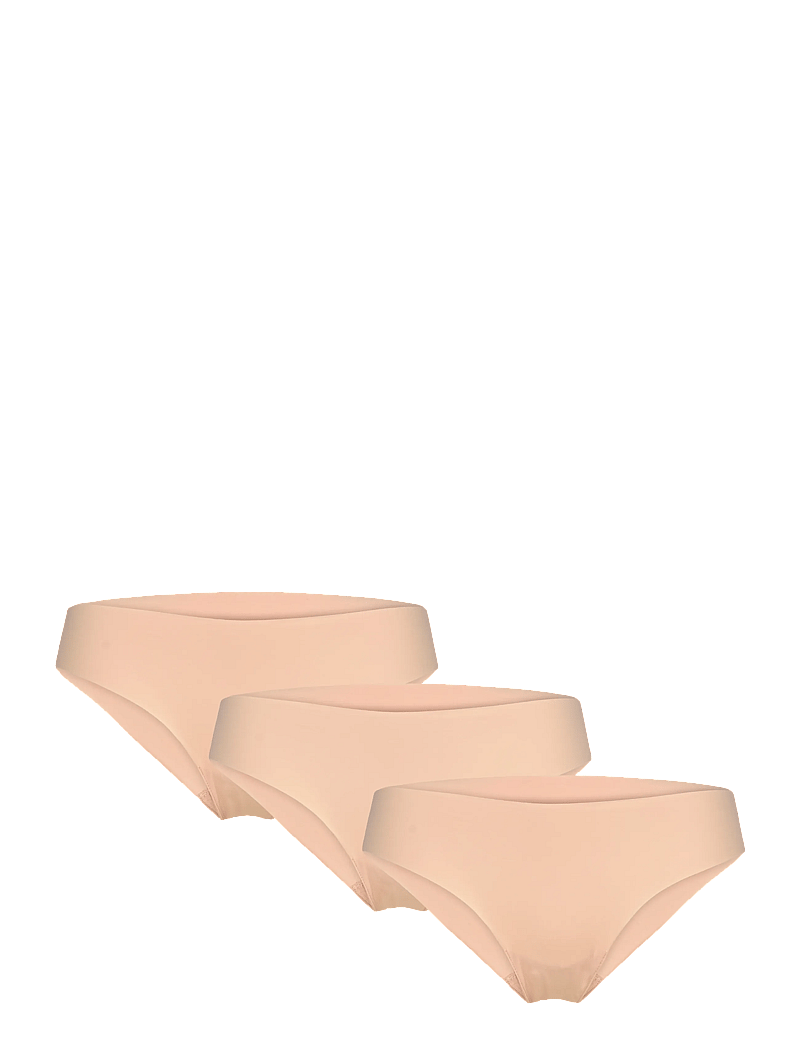Hunkemöller - 3-pack invisible Brazilian - brazilian slips - rugby tan - 1