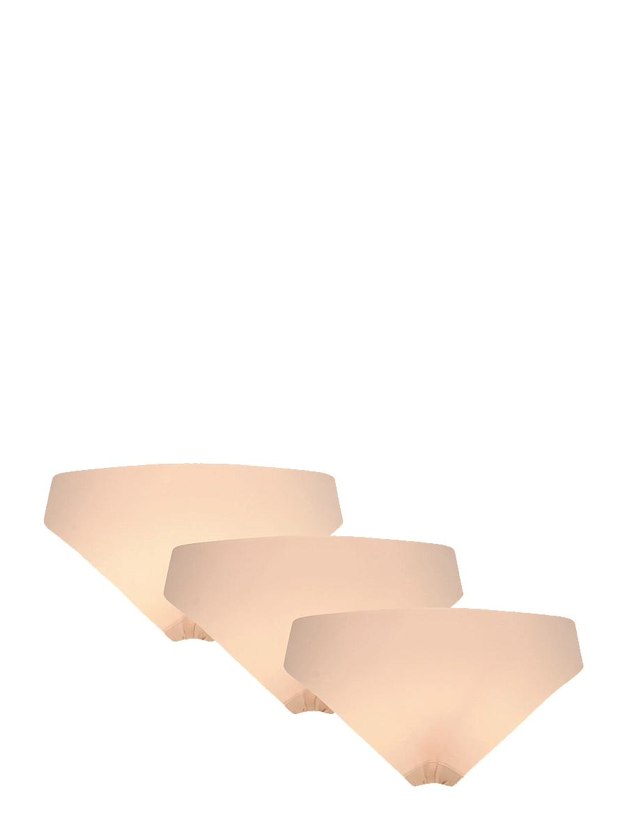 Hunkemöller - 3-pack invisible Brazilian - brazilian slips - rugby tan - 4