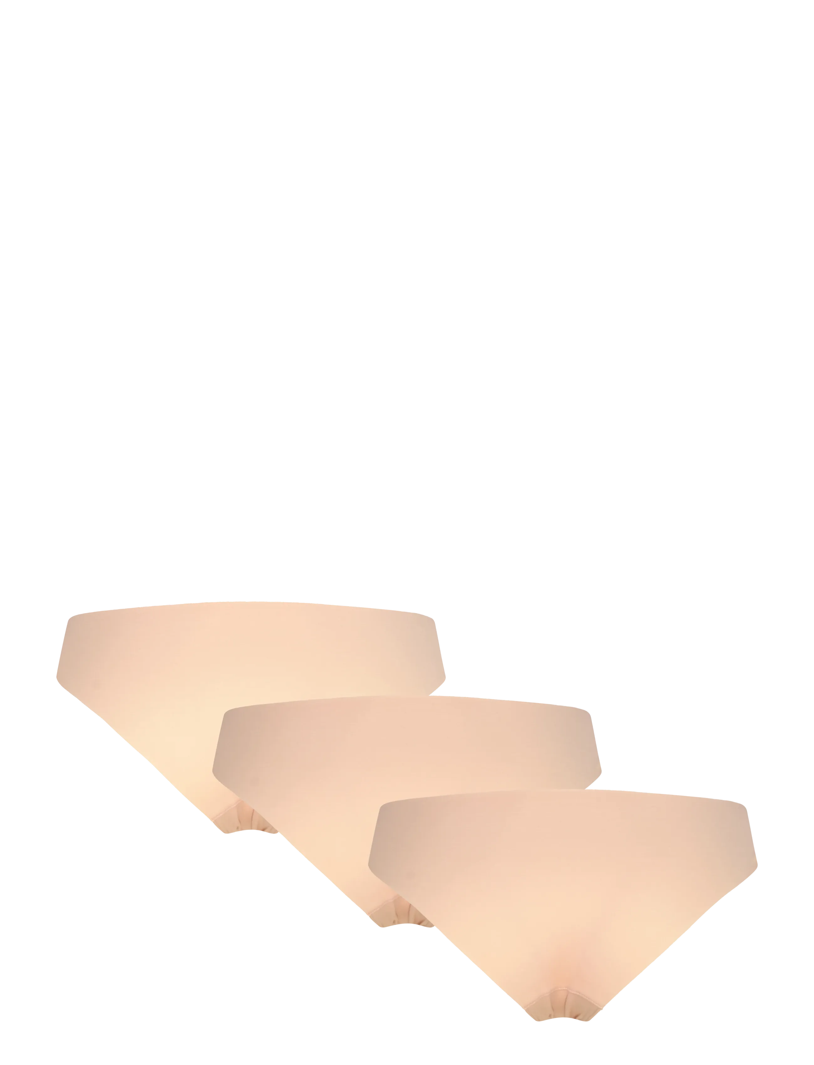 Hunkemöller - 3-pack invisible Brazilian - brazilian slips - rugby tan - 4