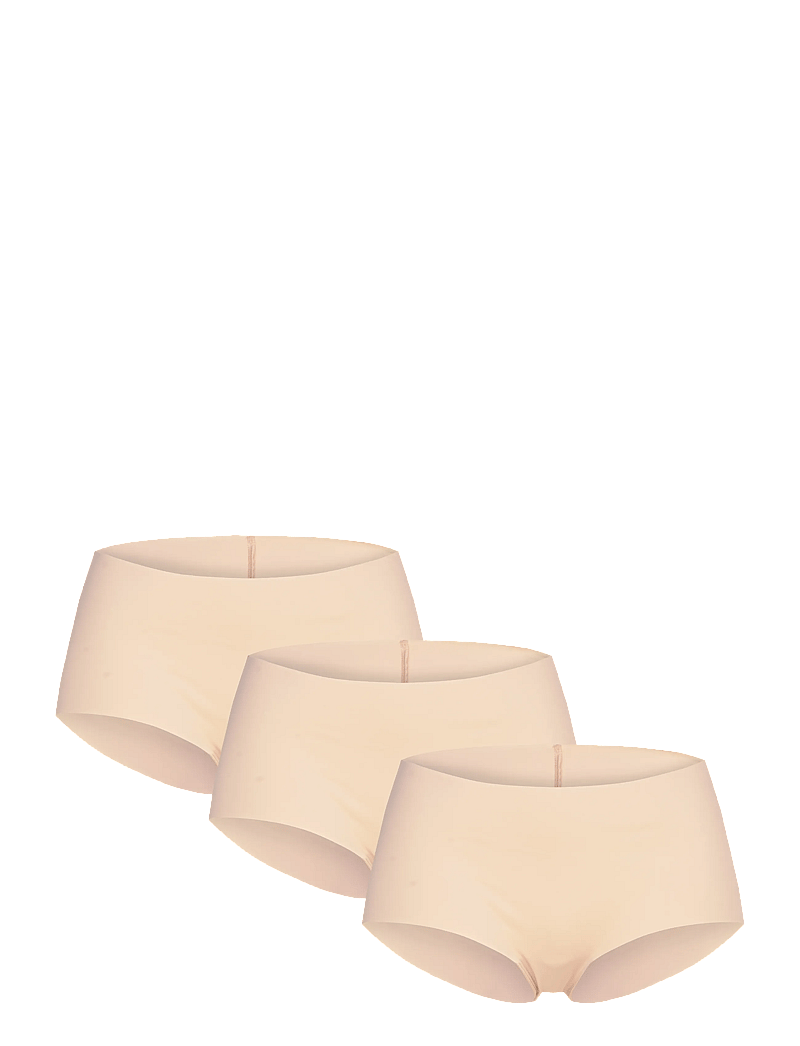 Hunkemöller - 3-pack Invisible Shorts - nahtlose slips - beige - 1