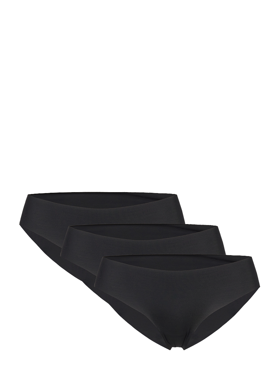 Hunkemöller - 3-pack Invisible Brasilian - Õmblusteta aluspüksid - black - 1