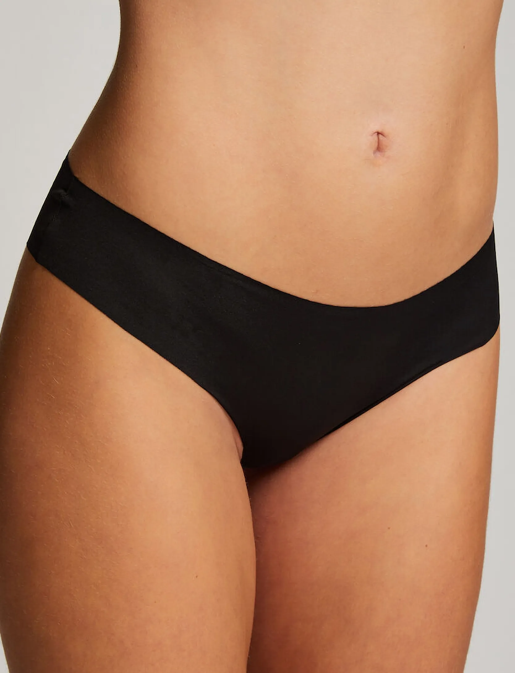 Hunkemöller - 3-pack Invisible Brasilian - nahtlose slips - black - 3