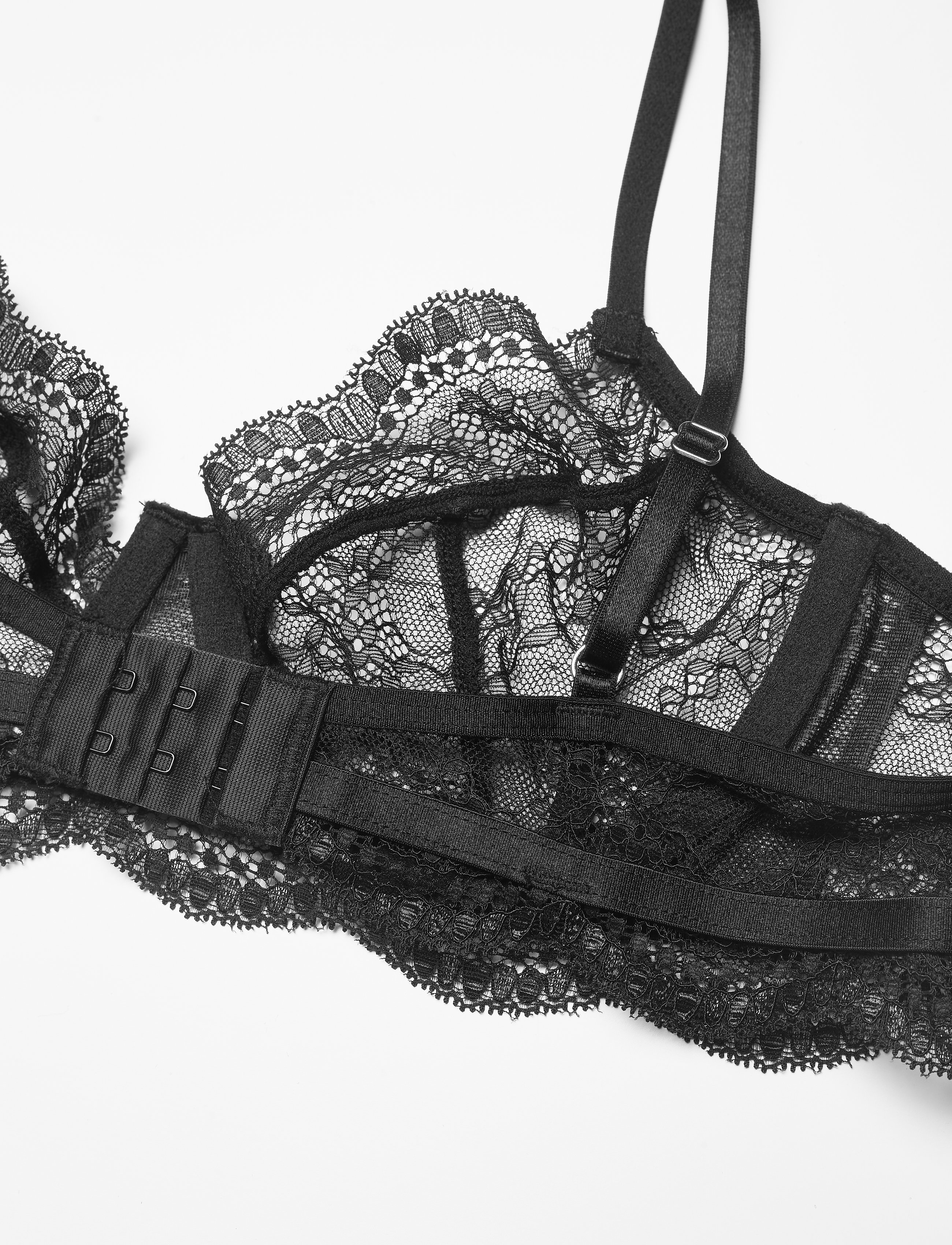 Hunkemöller - Isabelle ud - traadiga rinnahoidjad - caviar - 5