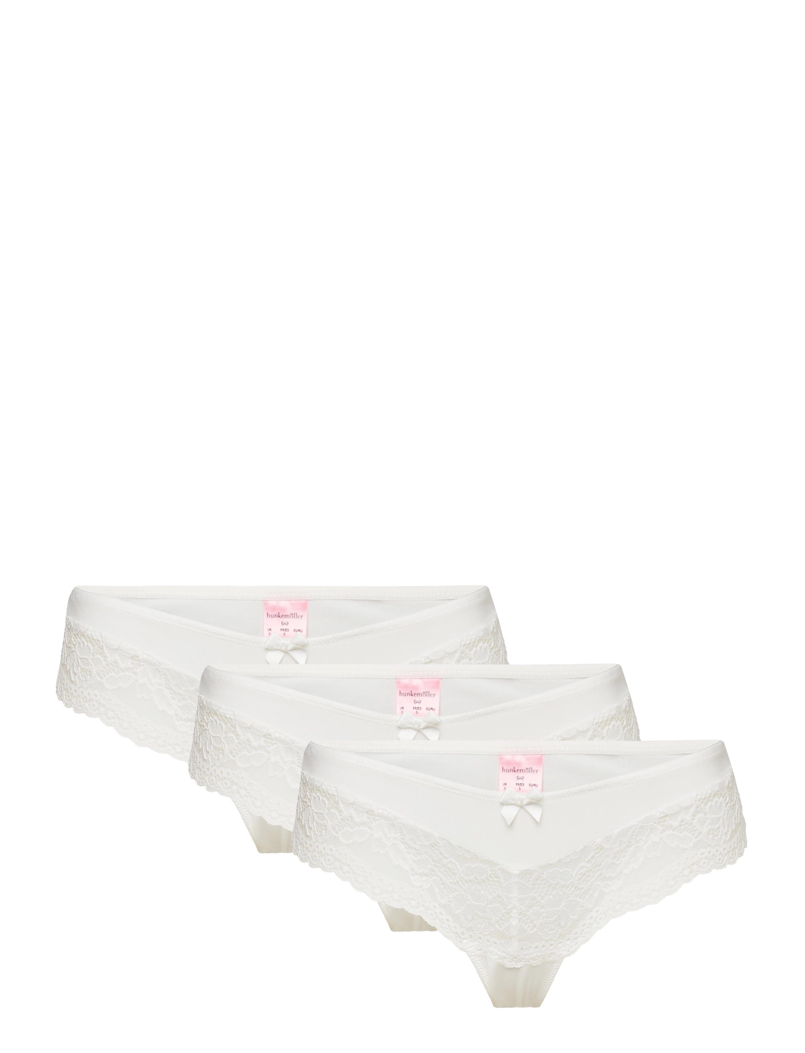 HUNKEMÖLLER 3- Packvalencia Brasilian Weiß - S - Damen