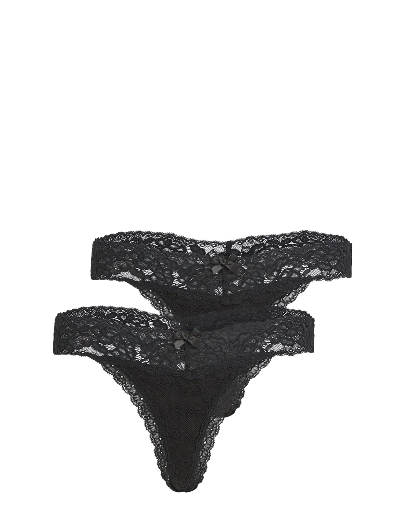 Hunkemöller 3 Pack Madison Thong - String - CAVIAR / black