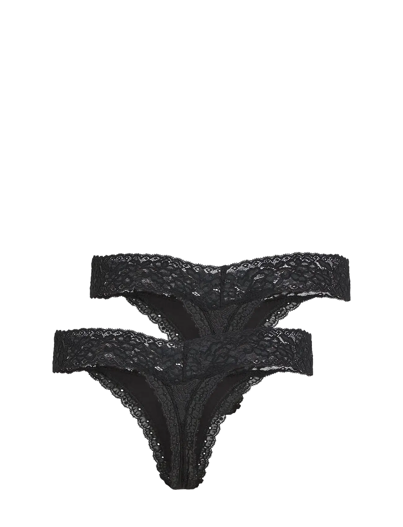 Hunkemöller - 3 Pack Madison Thong - die niedrigsten preise - caviar - 3