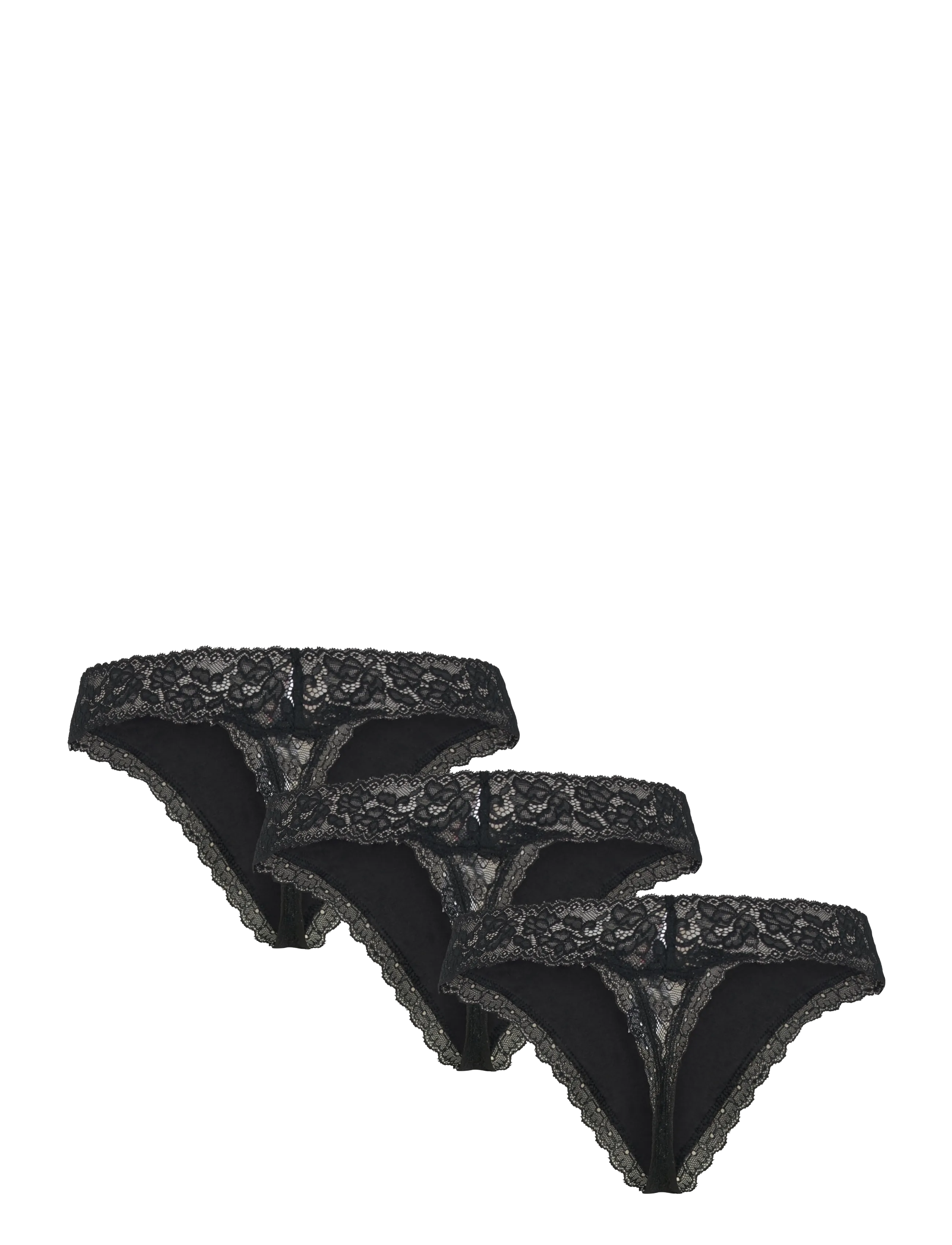 Hunkemöller - 3 Pack Madison Thong - caviar - 5