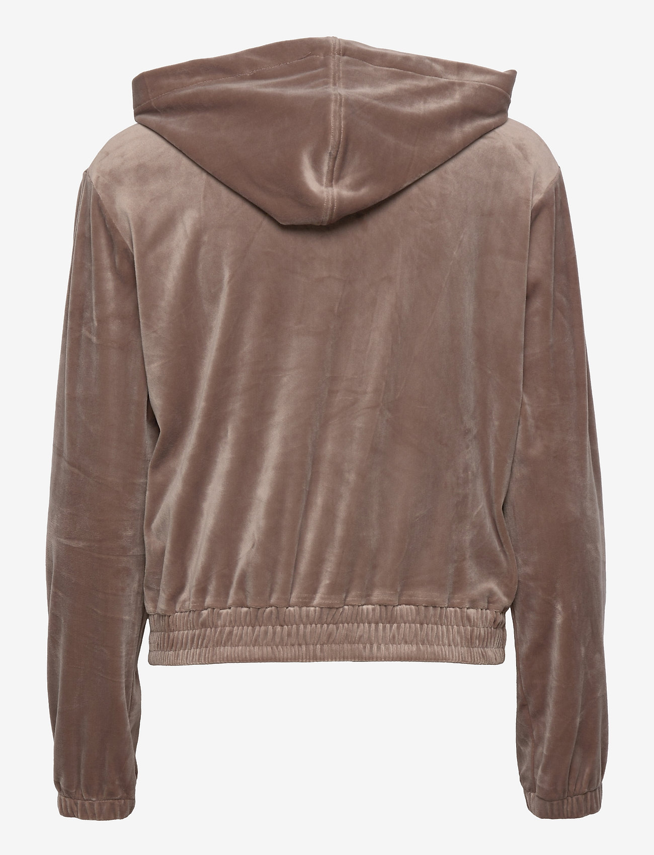 Hunkemöller - Jacket Hoody Velours Midi - fungi - 1