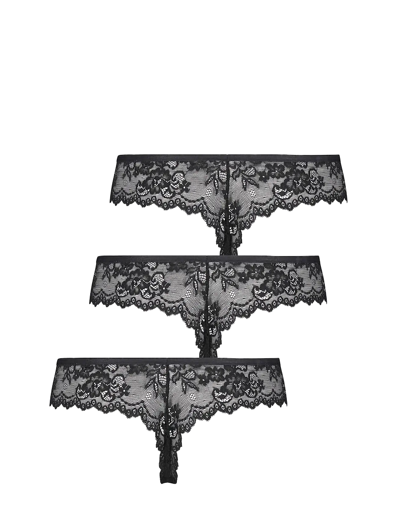 Hunkemöller - 3-pack Invisible Thong - geschenke unter 30€ - caviar - 3
