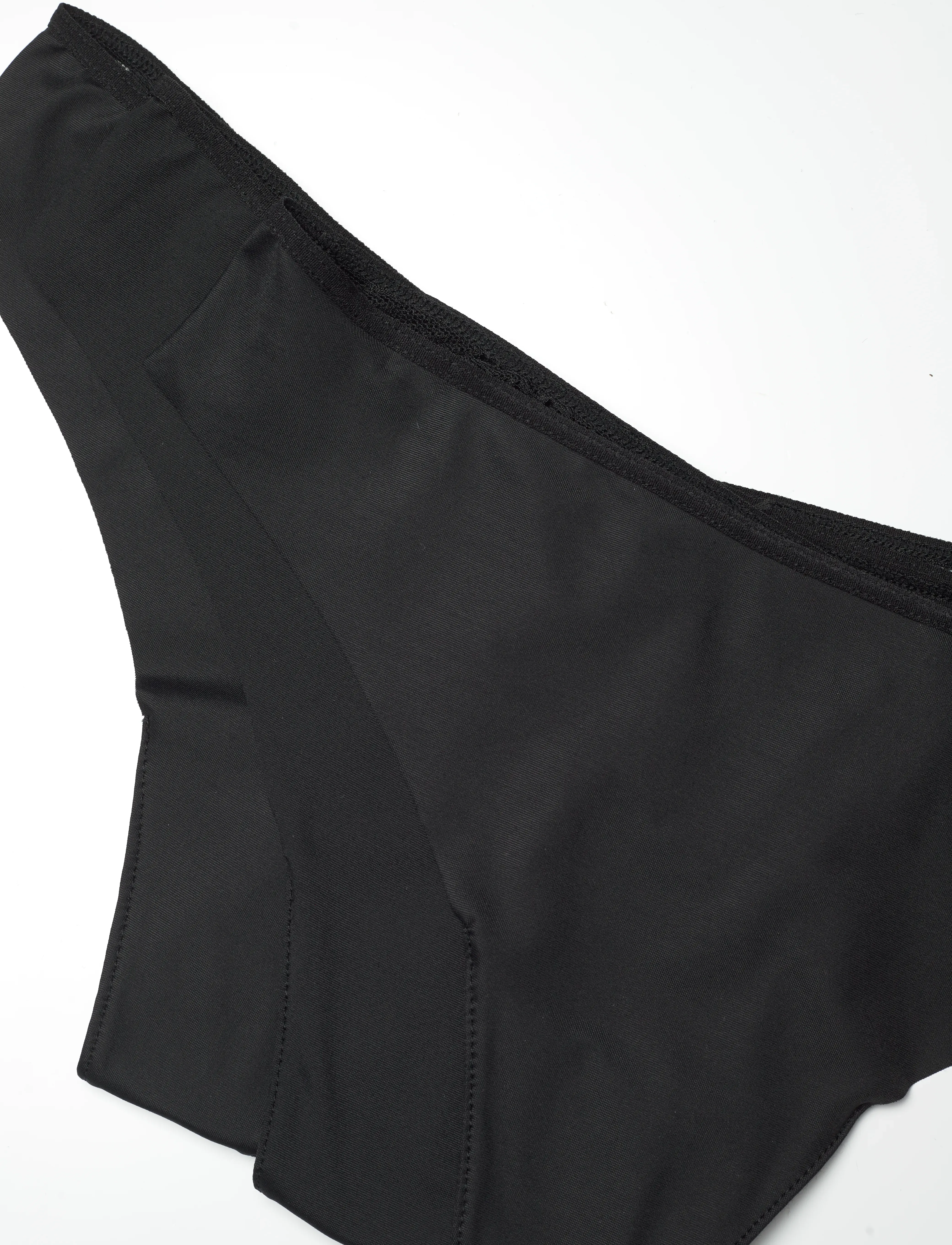 Hunkemöller - 3-pack Invisible Thong - brazilian trosor - caviar - 4