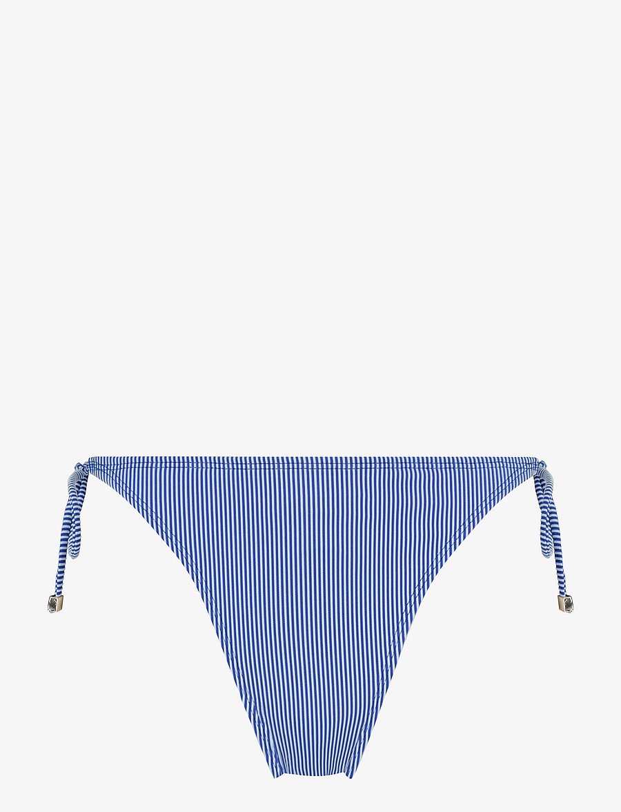Hunkemöller - Fiji rib cheeky t - side tie bikinier - dazzling blue - 2