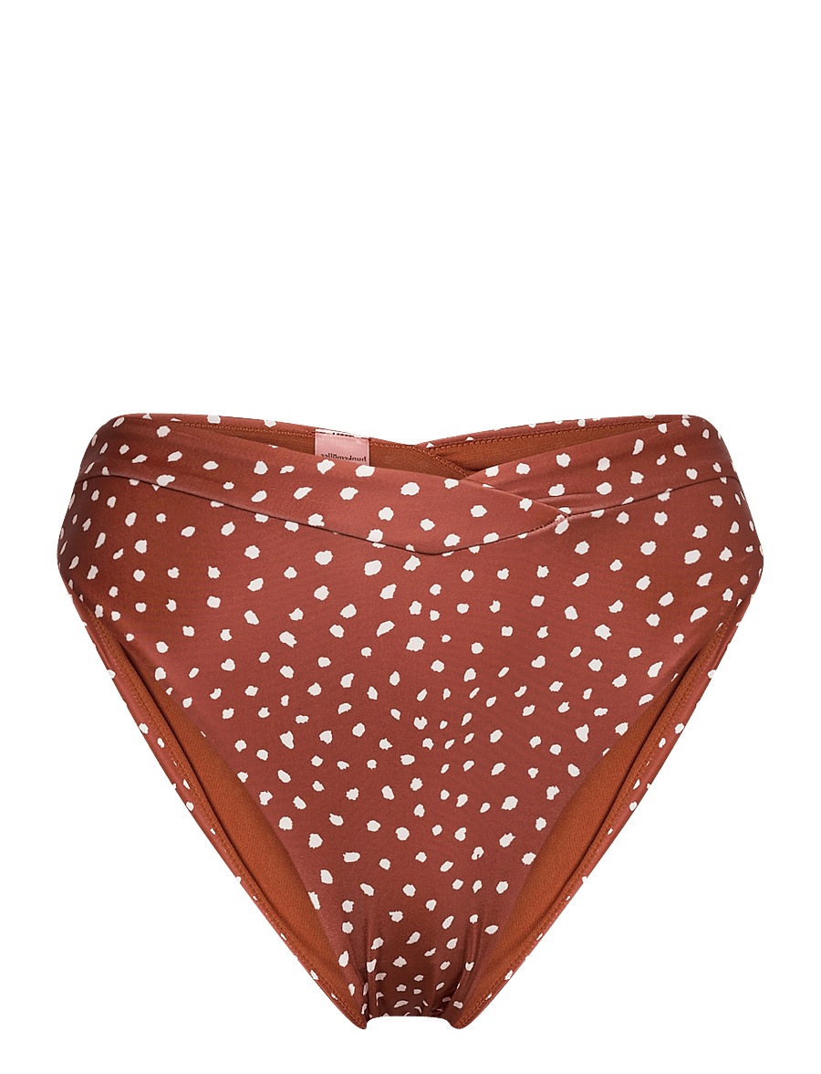 Hunkemöller - Ari cheeky high leg hw - højtaljede bikinitrusser - rust brown - 1