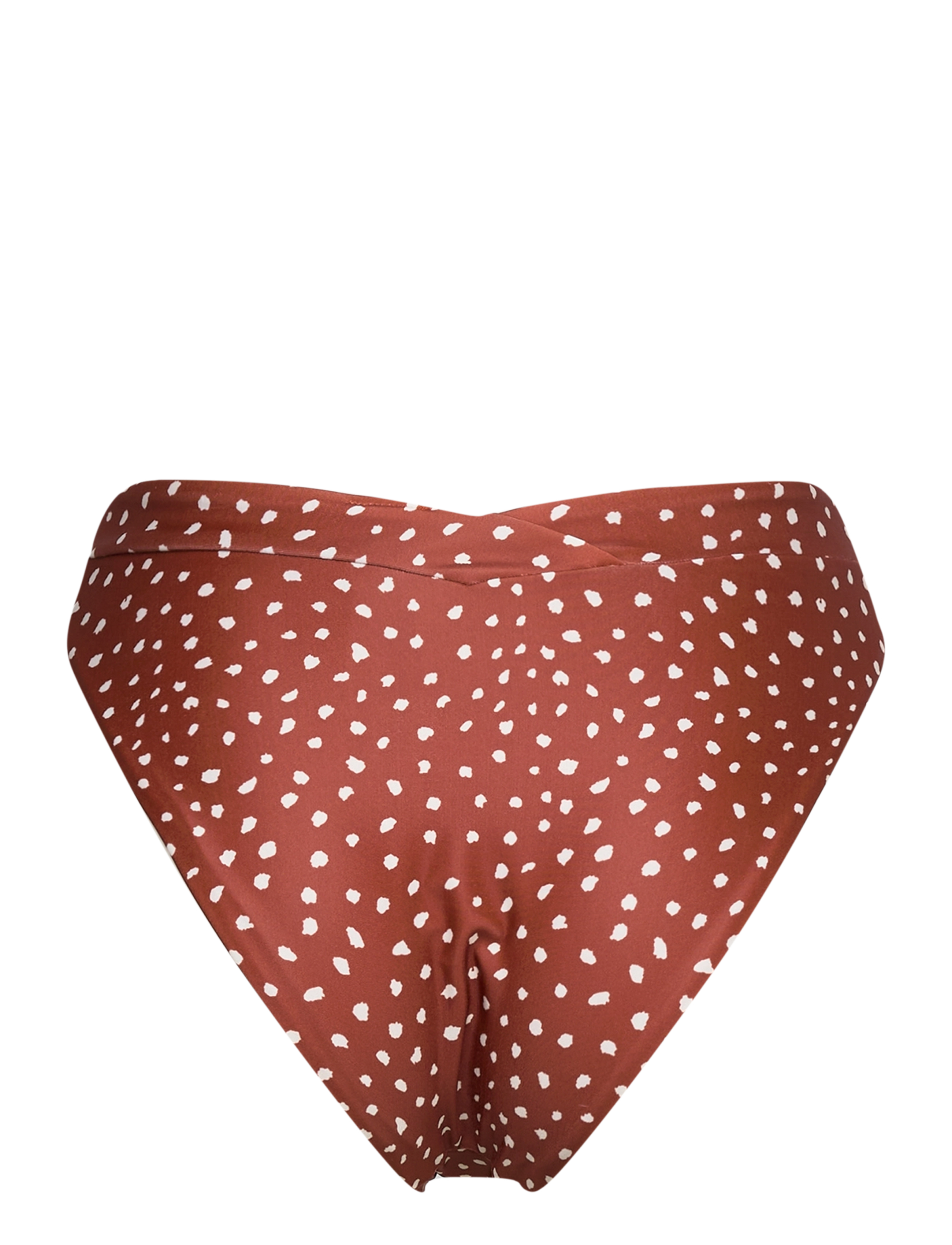Hunkemöller - Ari cheeky high leg hw - højtaljede bikinitrusser - rust brown - 2