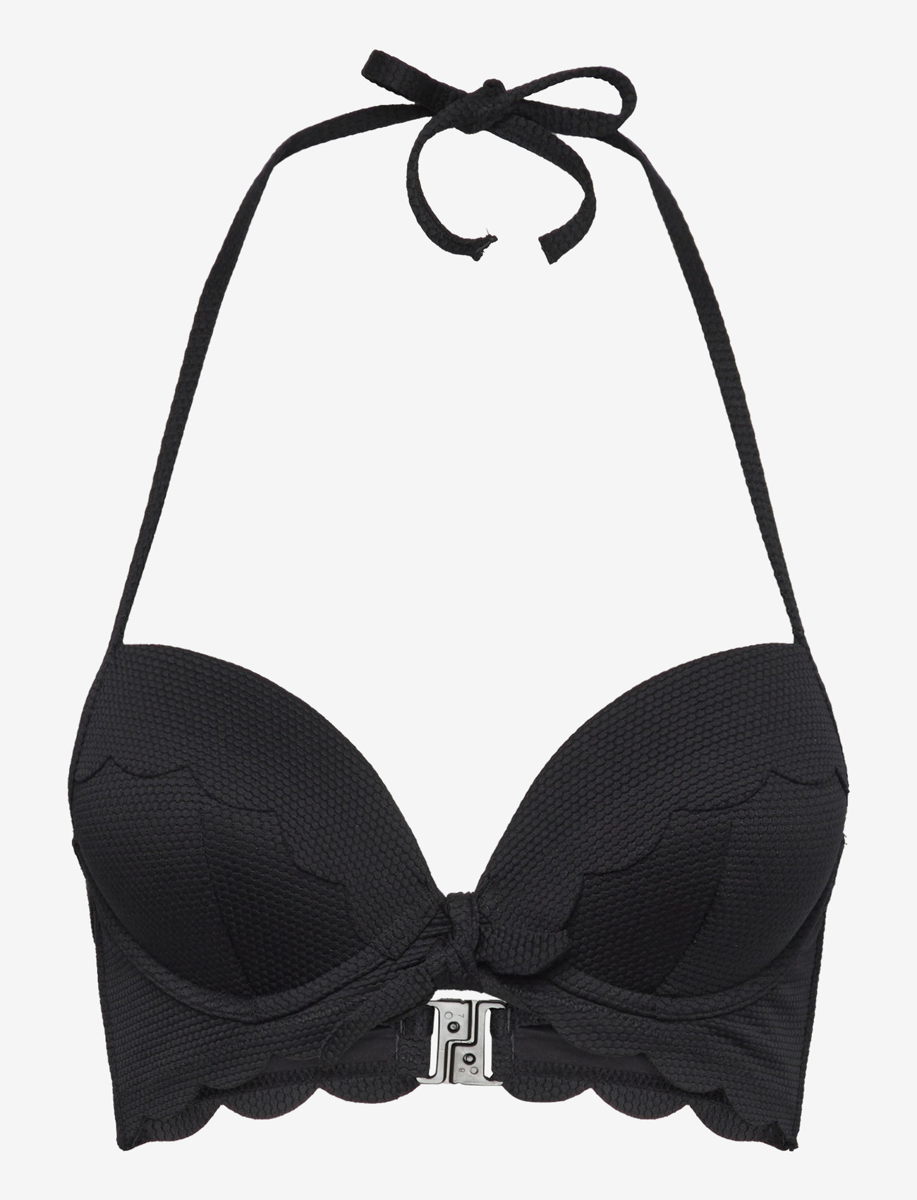 Hunkemöller - Scallop pp push - rinda tõstvad bikiinide ülaosad - nero - 1