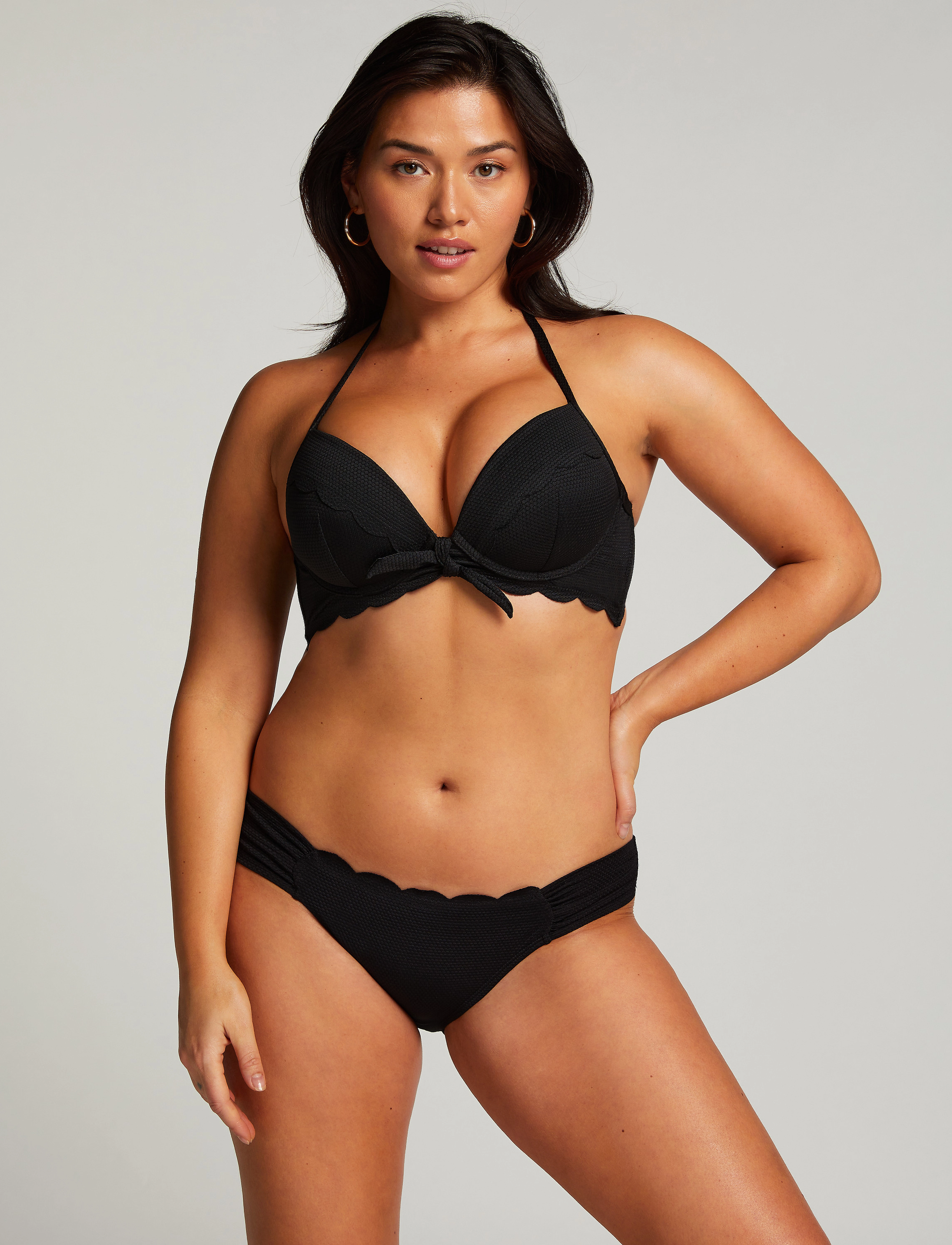 Hunkemöller - Scallop pp push - push-up-bikini-oberteile - nero - 4