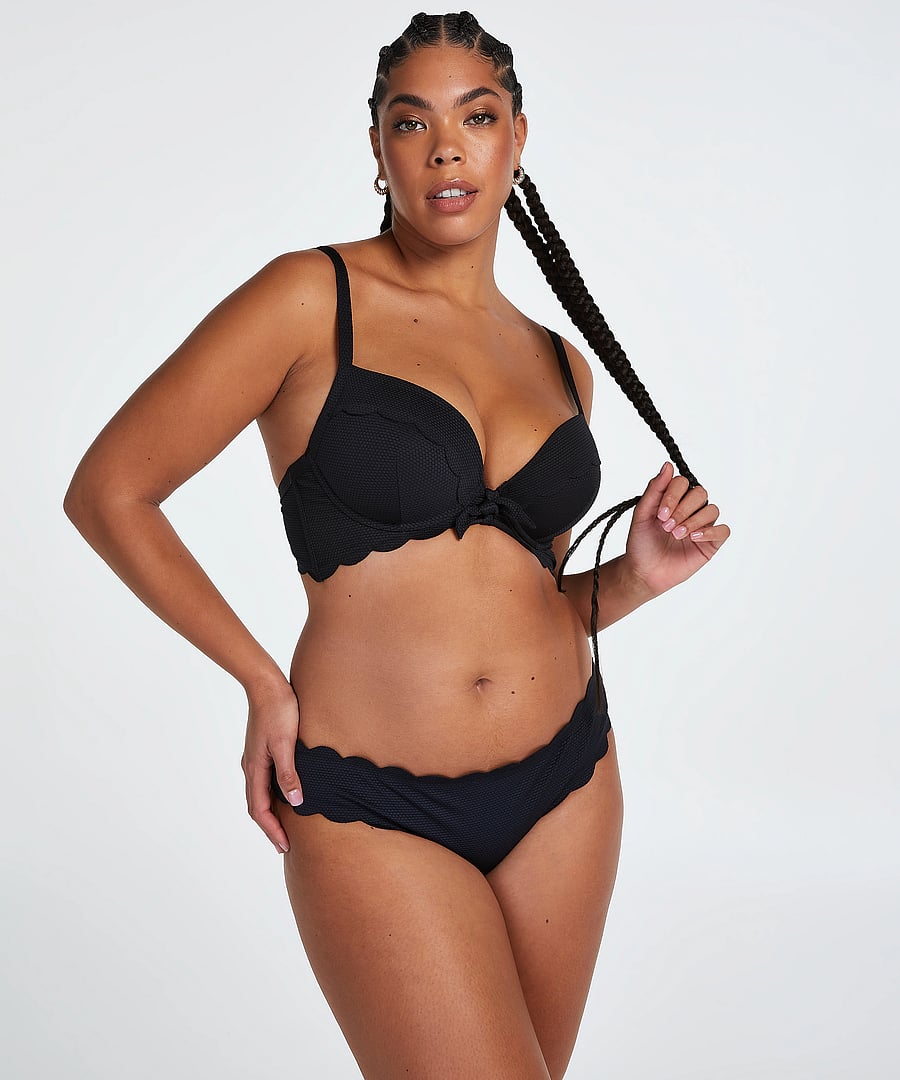 Hunkemöller - Scallop rio l - bikiinipüksid - nero - 0