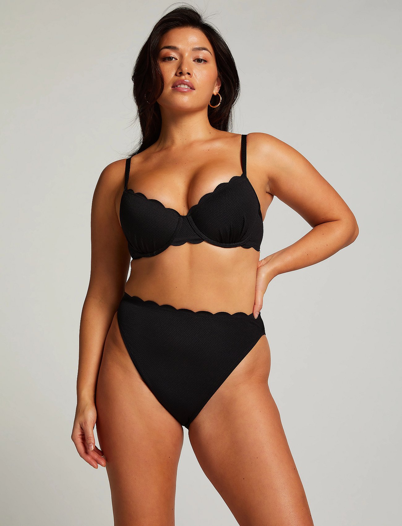 Scallop high leg hw - NERO
