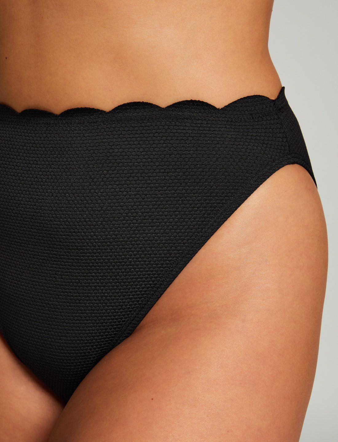 Hunkem ller Scallop High Leg Hw Bikini bottoms Boozt