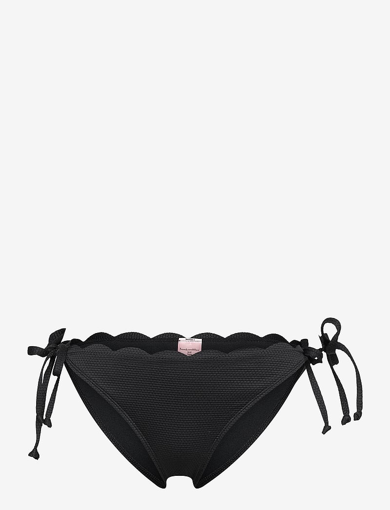 Hunkemöller - Scallop cheeky t - Šonuose segami bikiniai - nero - 1