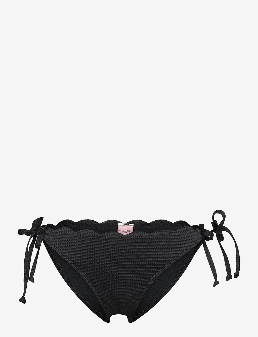 Hunkemöller - Scallop cheeky t - bikinis mit seitenbändern - nero - 1