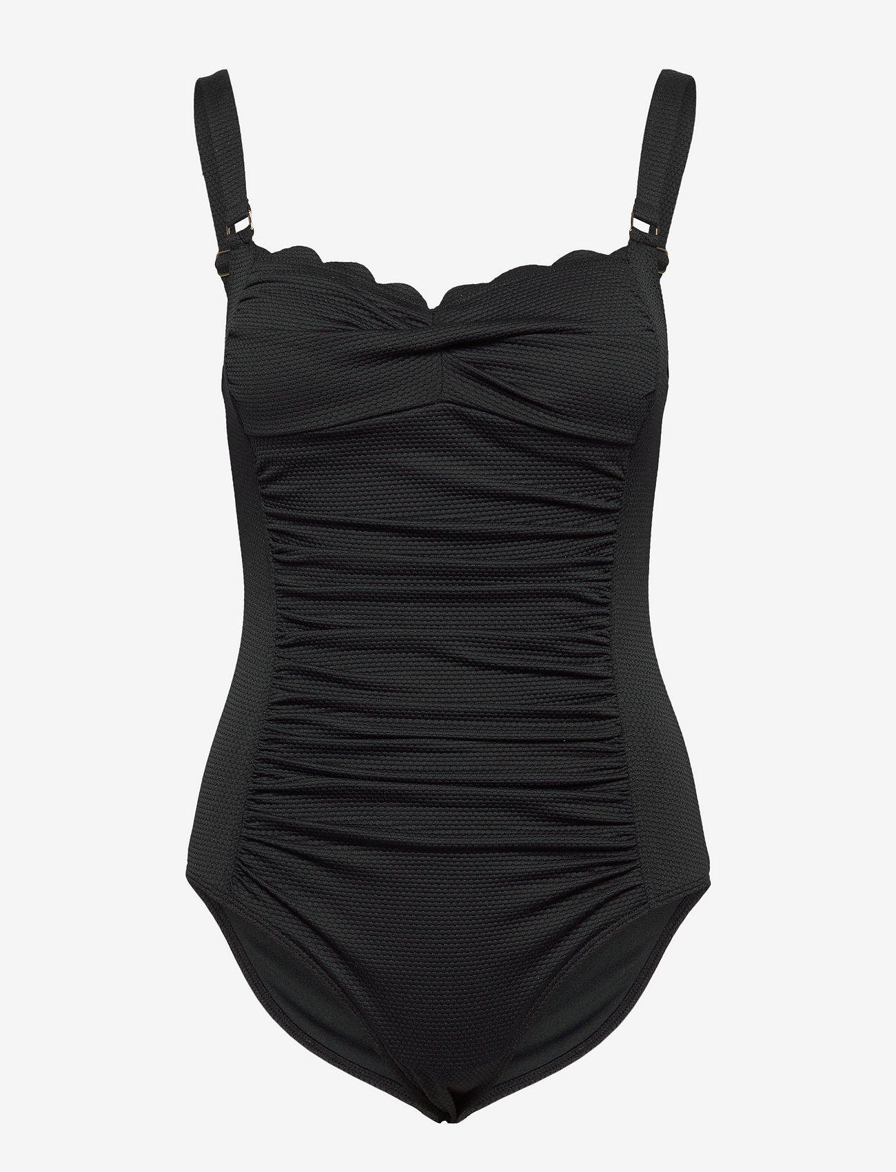 Hunkemöller - Scallop bs o - swimsuits - nero - 1