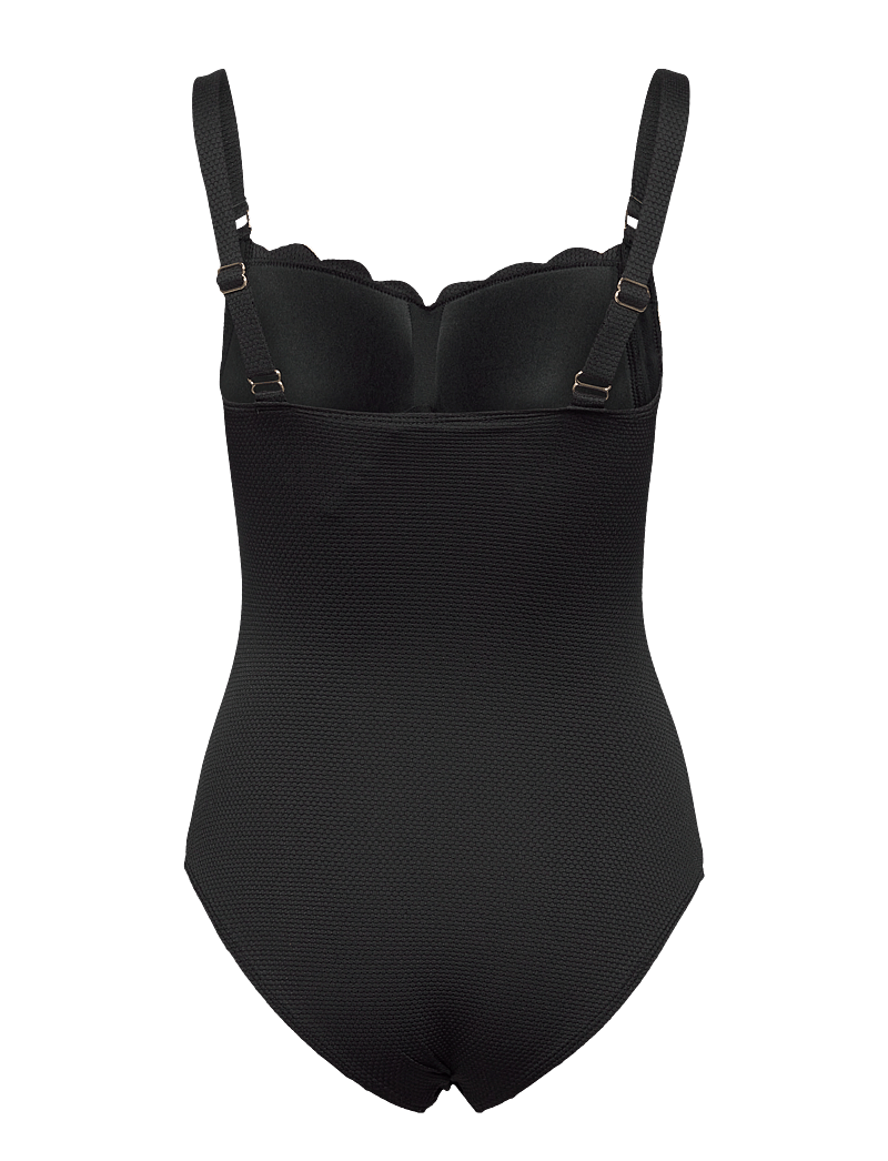 Hunkemöller - Scallop bs o - maudymosi kostiumėliai - nero - 2
