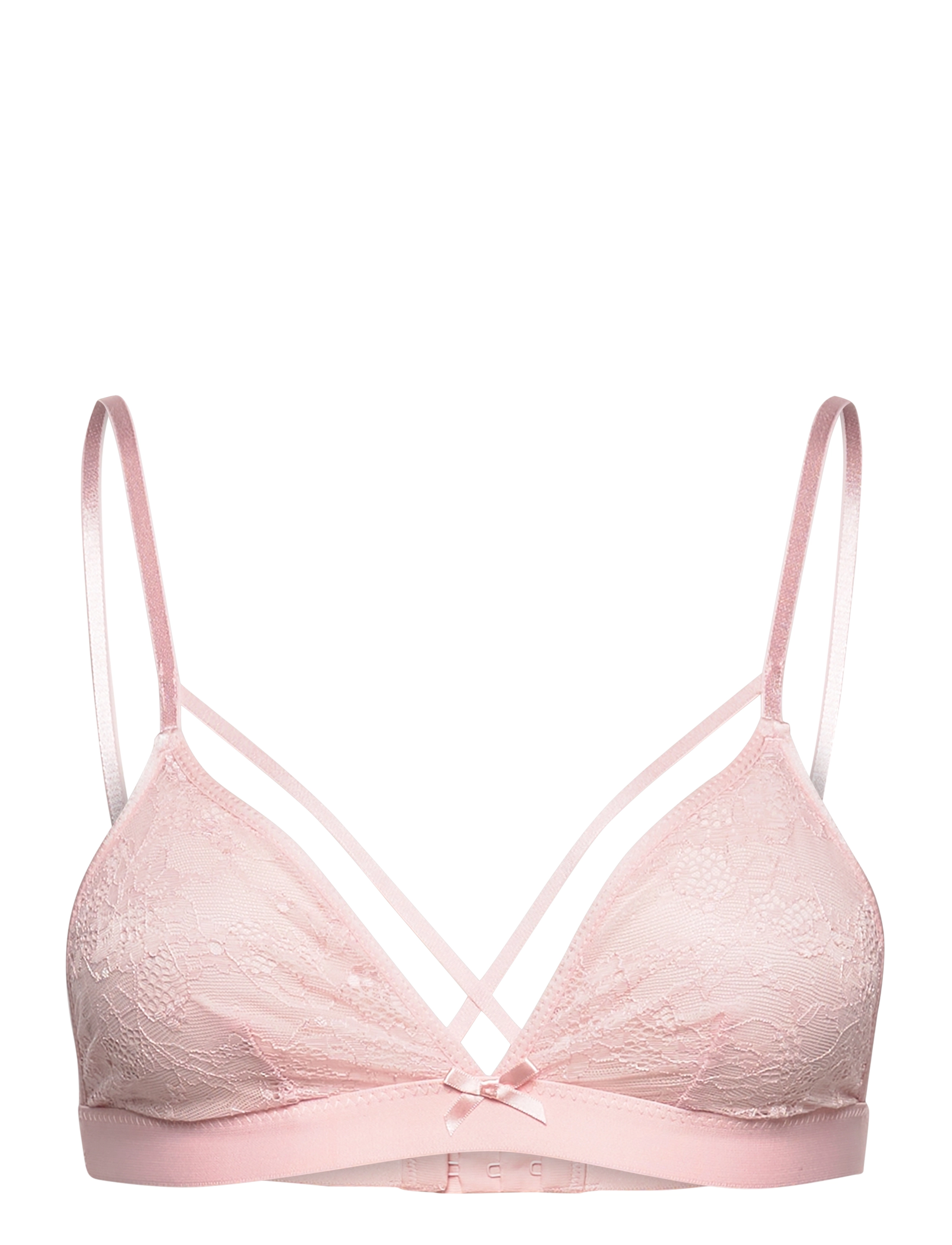 Corby Allover lace bralette - PALE