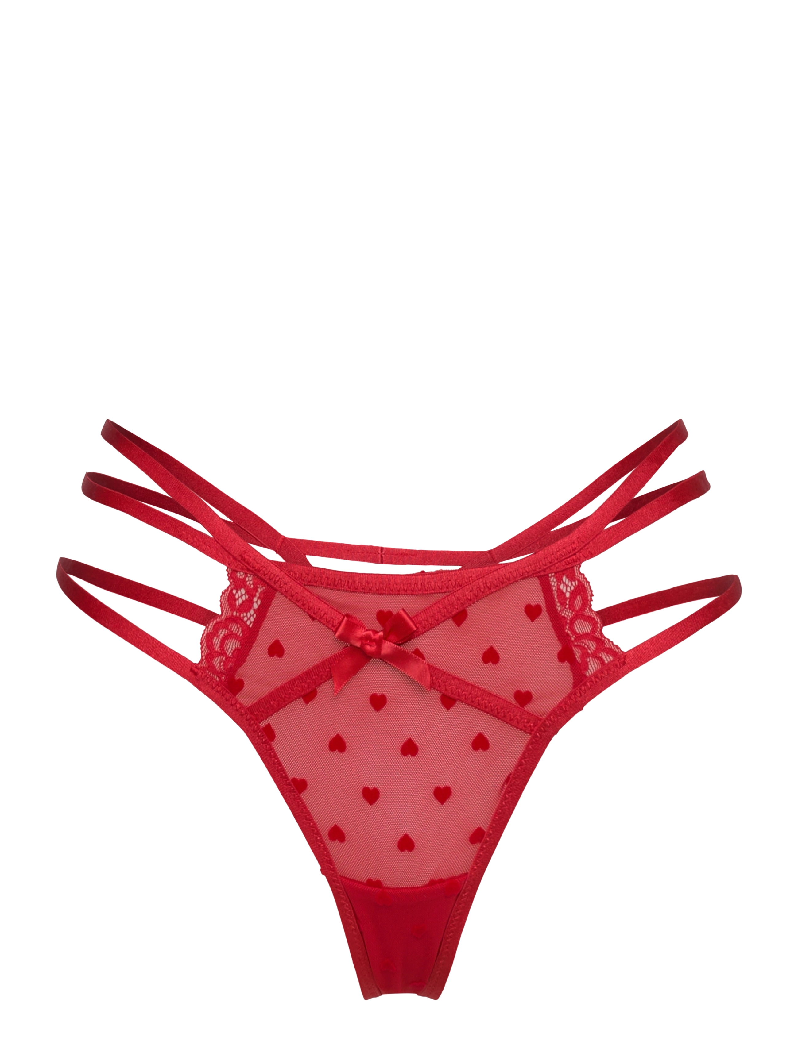 Hunkemöller - 3-pack Melda string r - caviar - 2