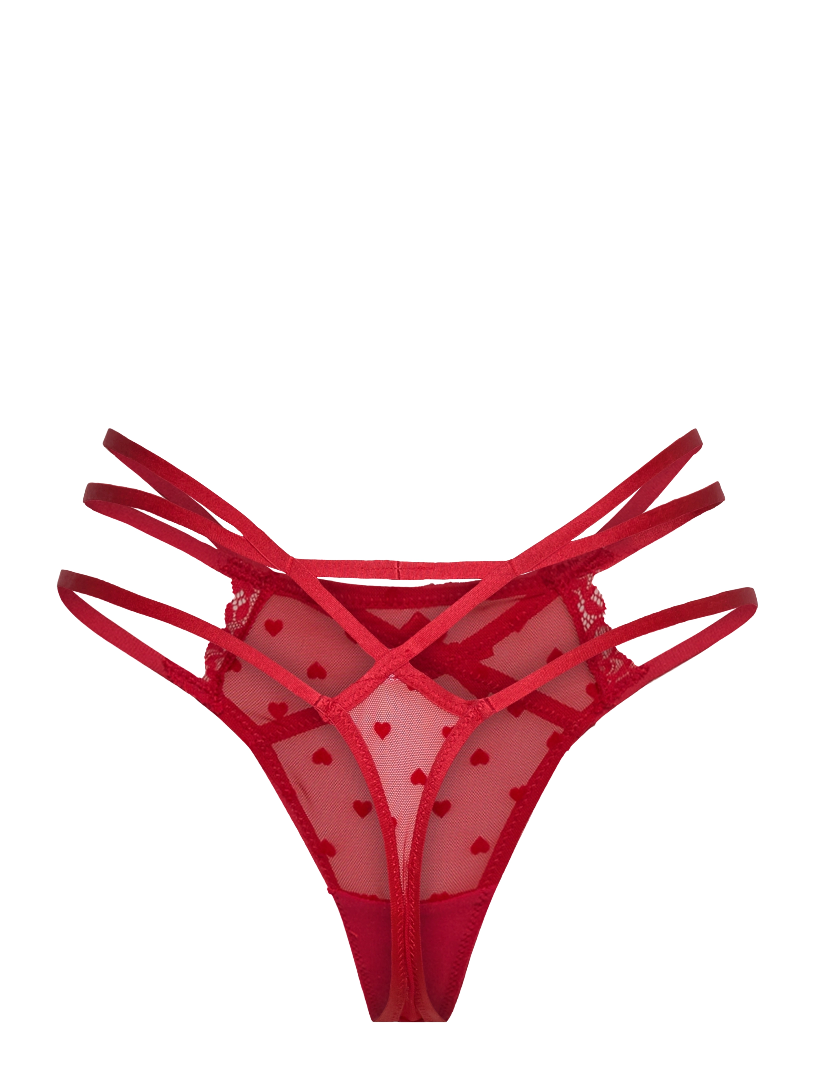 Hunkemöller - 3-pack Melda string r - caviar - 3
