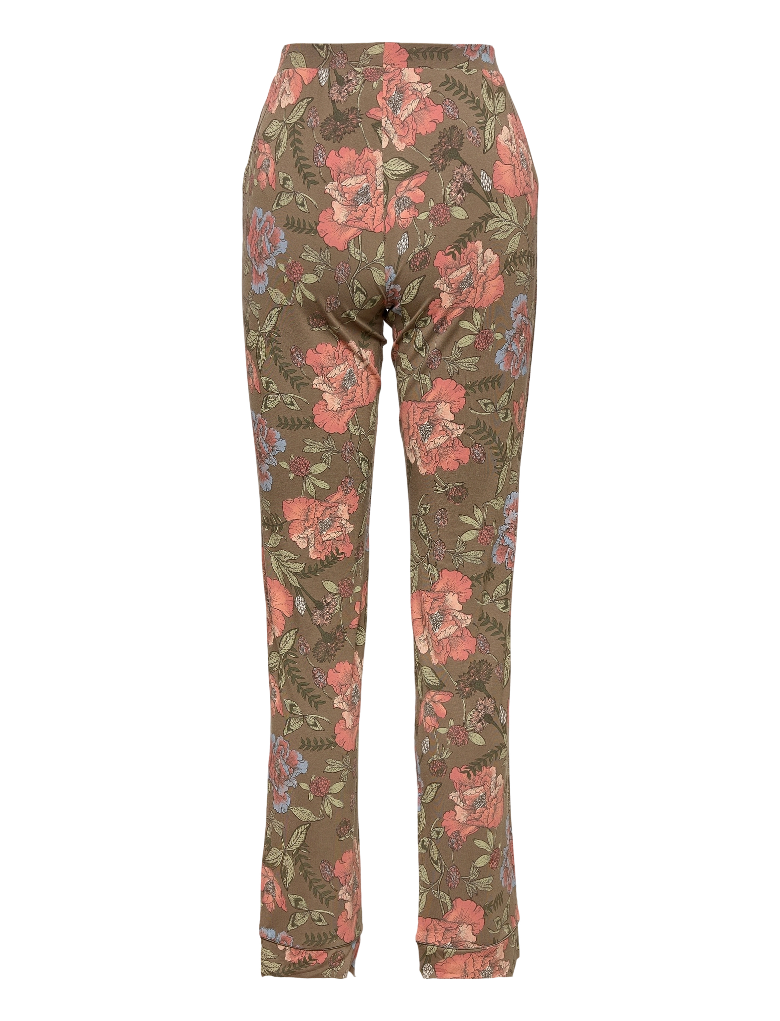 Hunkemöller - PJ Pant LS Boyfriend Waterflower - tarmac - 3