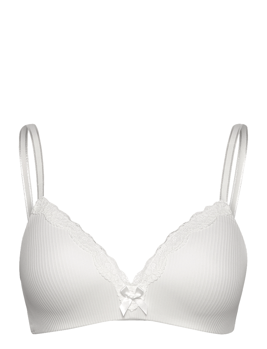 Hunkemöller - LOLA NON WIRED LOW DEMI PU - snow white - 1