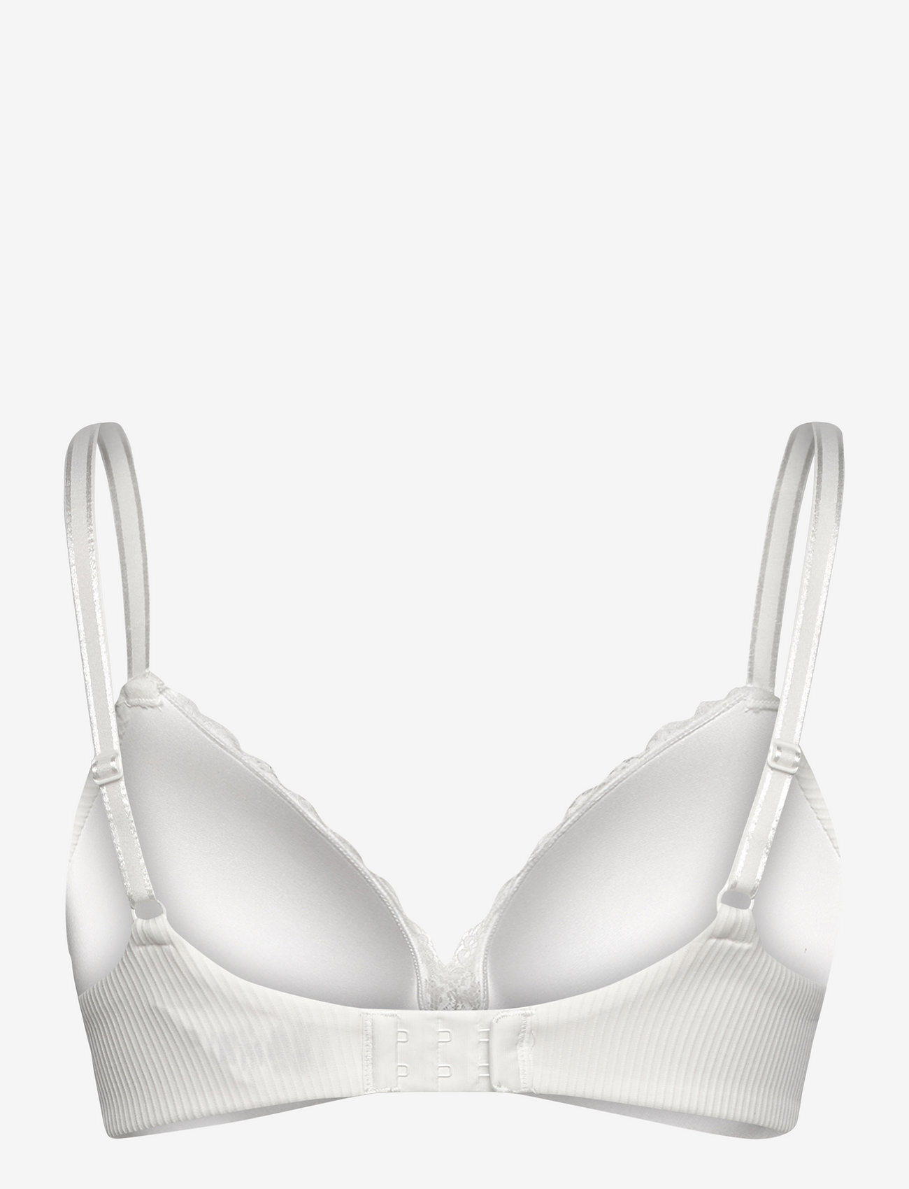 Hunkemöller - LOLA NON WIRED LOW DEMI PU - bh'er uden bøjle - snow white - 2
