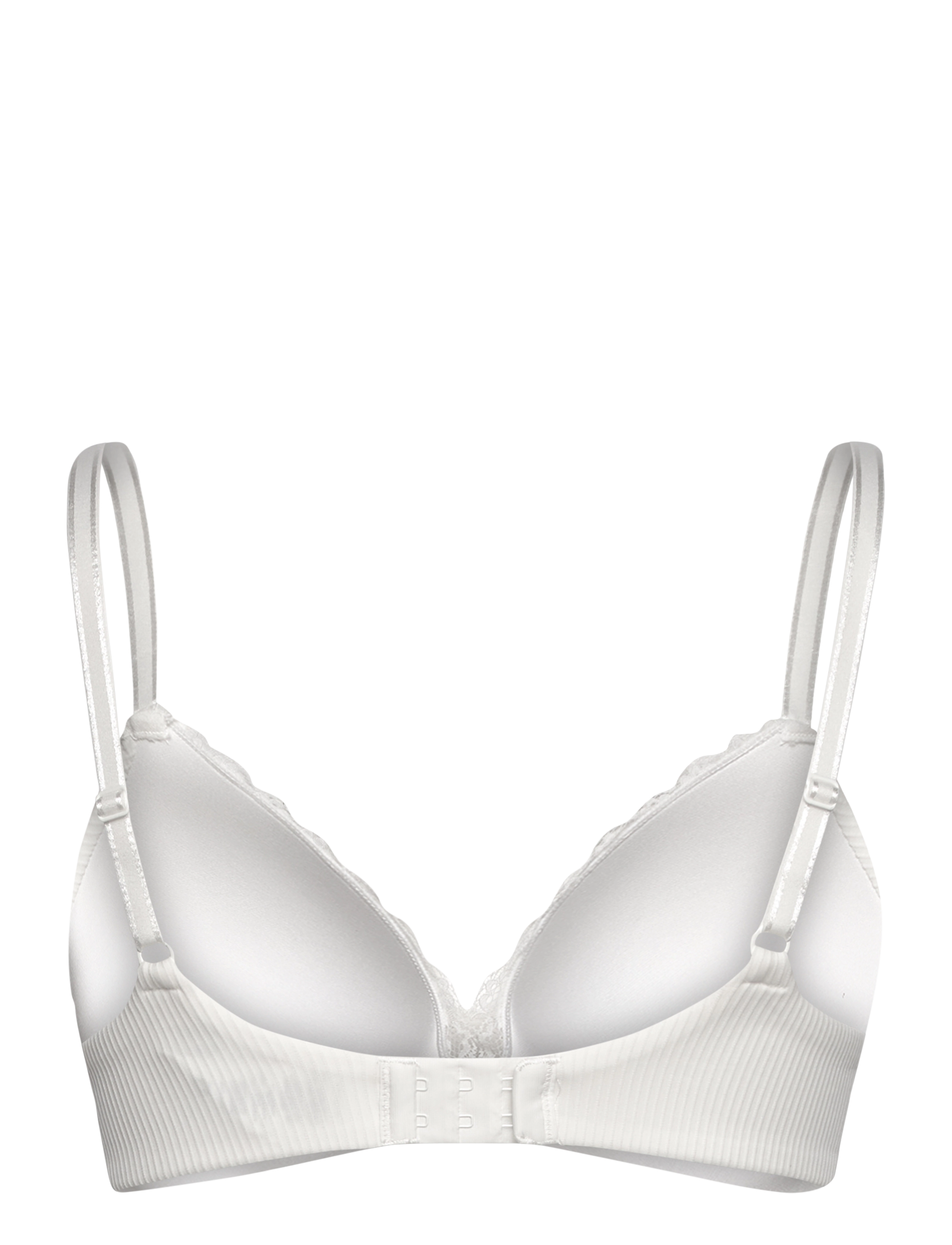 Hunkemöller - LOLA NON WIRED LOW DEMI PU - snow white - 2