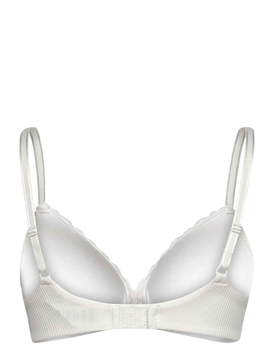 Hunkemöller - LOLA NON WIRED LOW DEMI PU - snow white - 2