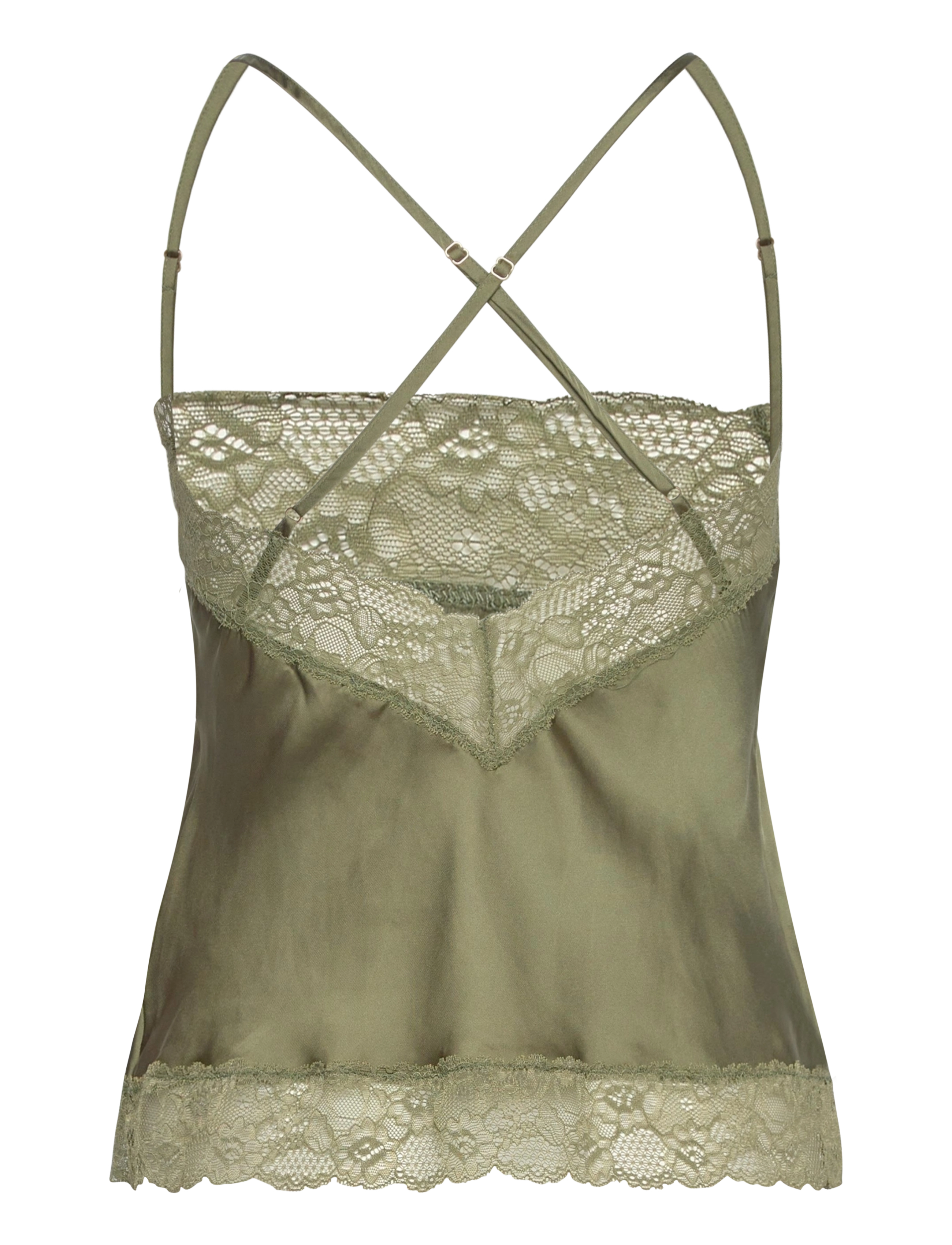 Hunkemöller - Cami Satin Meili - four leaf clover - 1