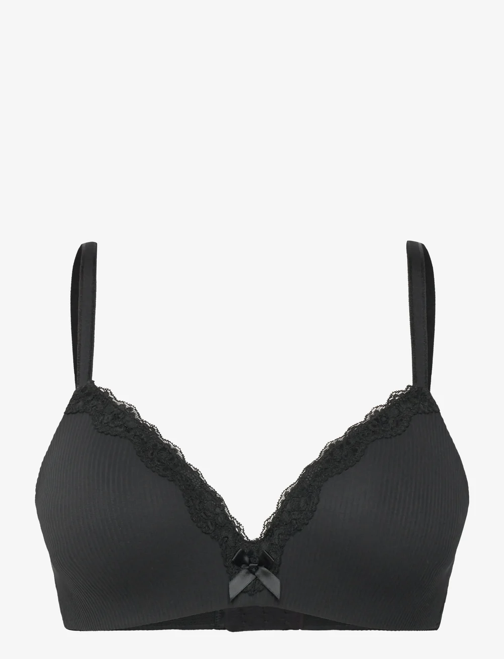 Hunkemöller - LOLA Wireless LOW DEMI PU - tugikaarteta rinnahoidjad - caviar - 0