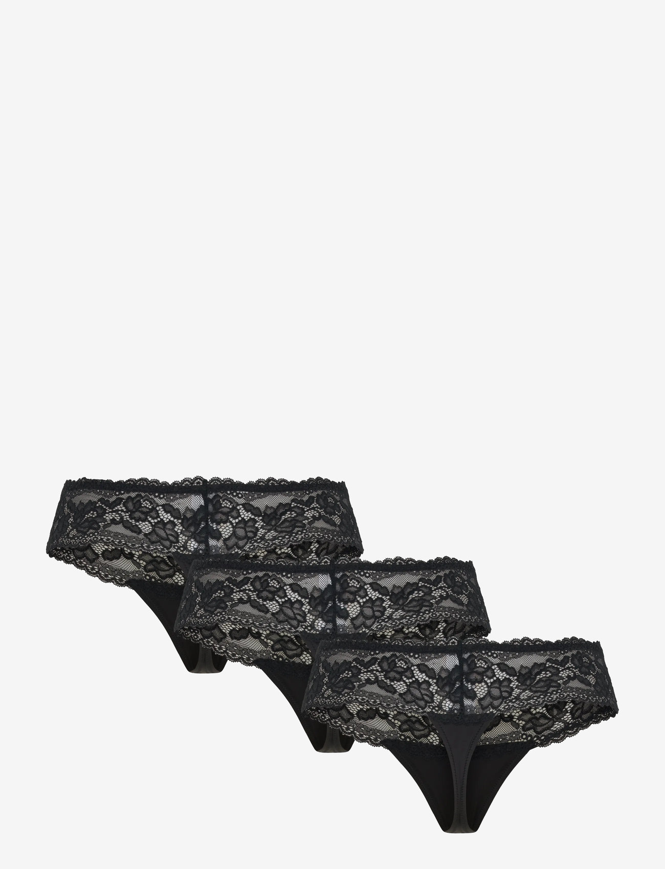 Hunkemöller - Florence 3-pack boxer thongs - brazilian panties - caviar - 5